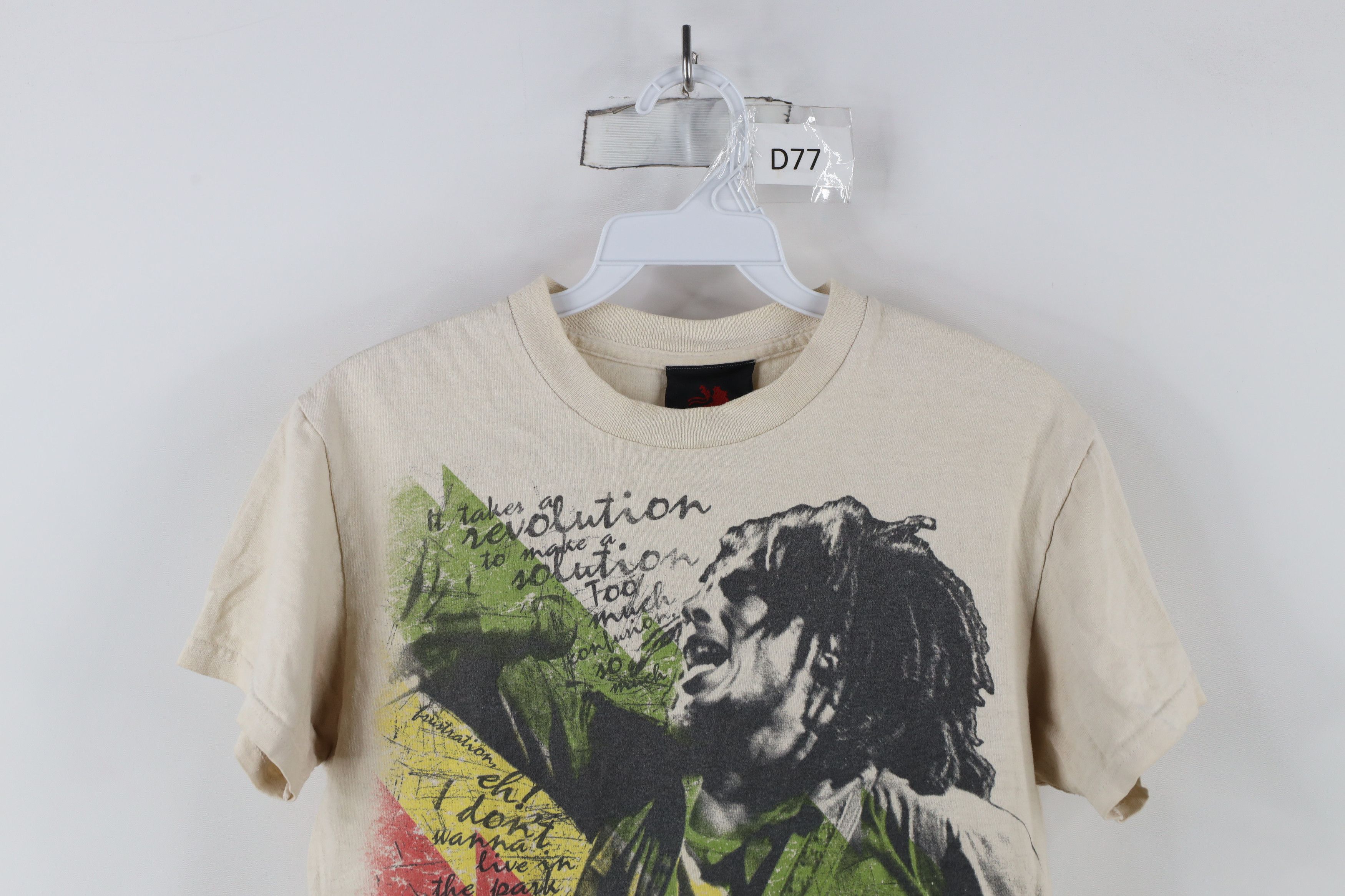 Vintage Vintage Y2K All Over Print Bob Marley Revolution T-Shirt Size US S / EU 44-46 / 1 - 2 Thumbnail