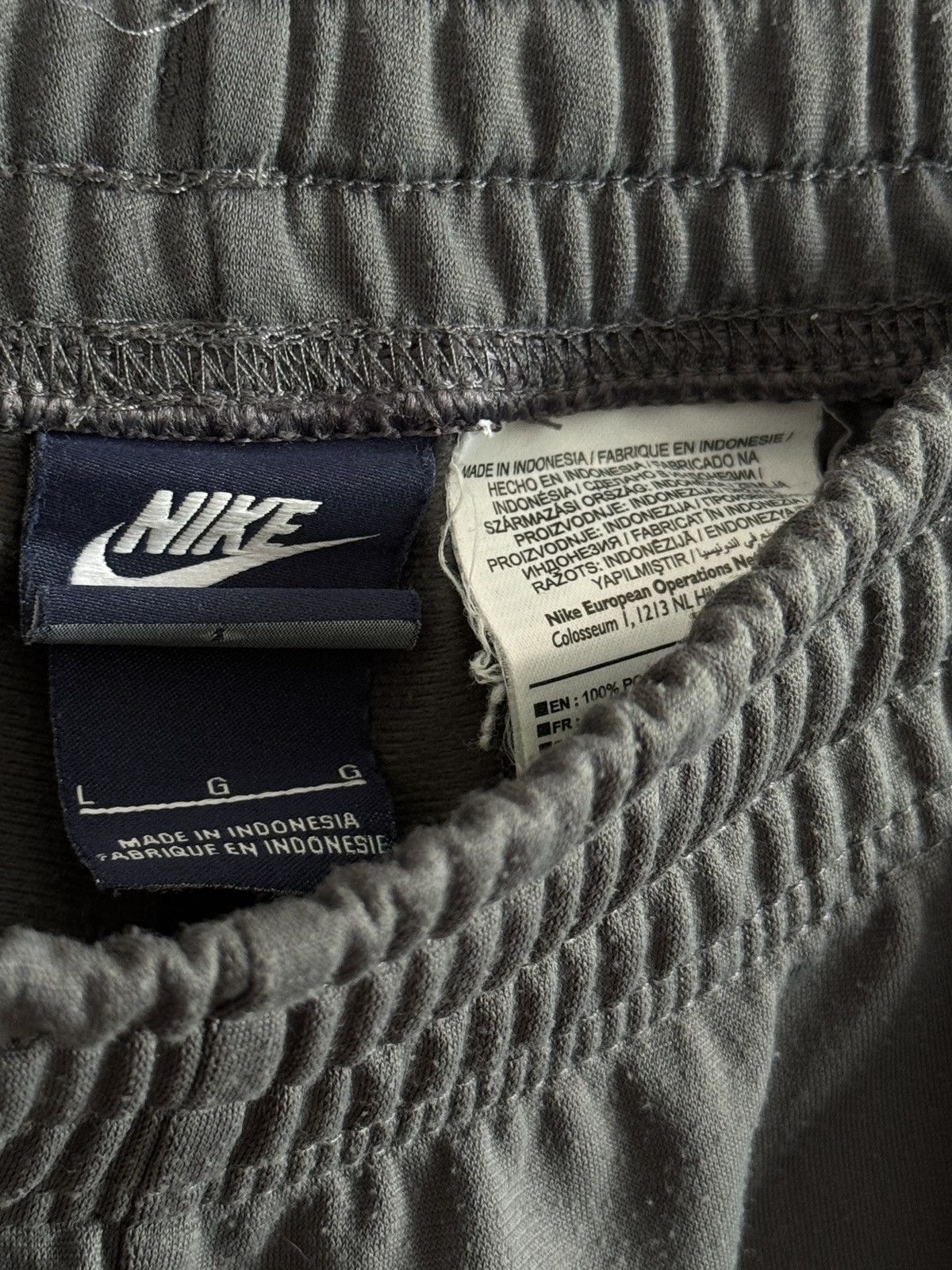 Nike Vintage Nike Tracksuit Suit Jacket And Pants Drill Swoosh Size US L / EU 52-54 / 3 - 9 Thumbnail