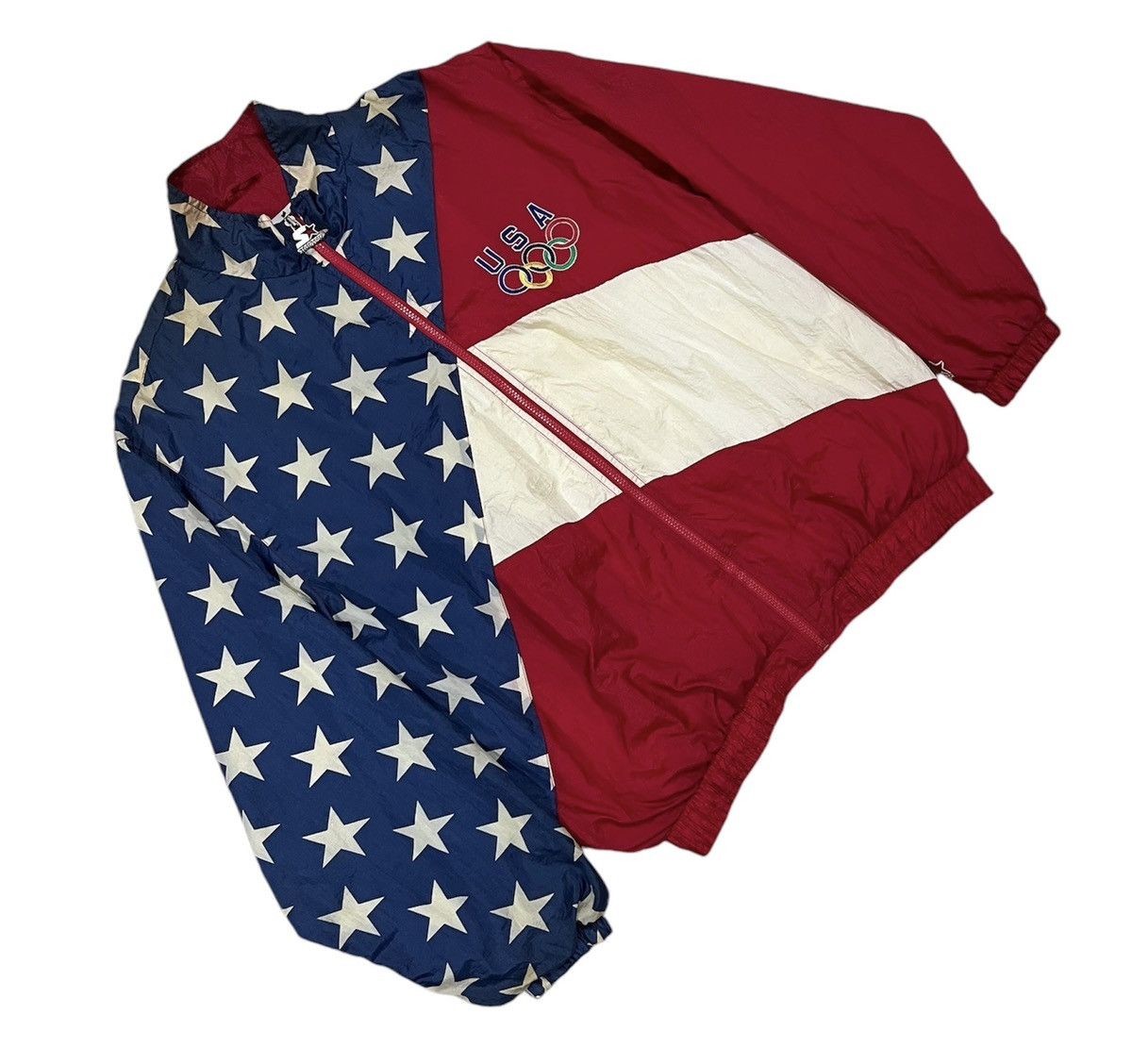 Starter × USA Olympics × Vintage Vintage usa olympic starter windbreaker Size US XL / EU 56 / 4 - 2 Thumbnail