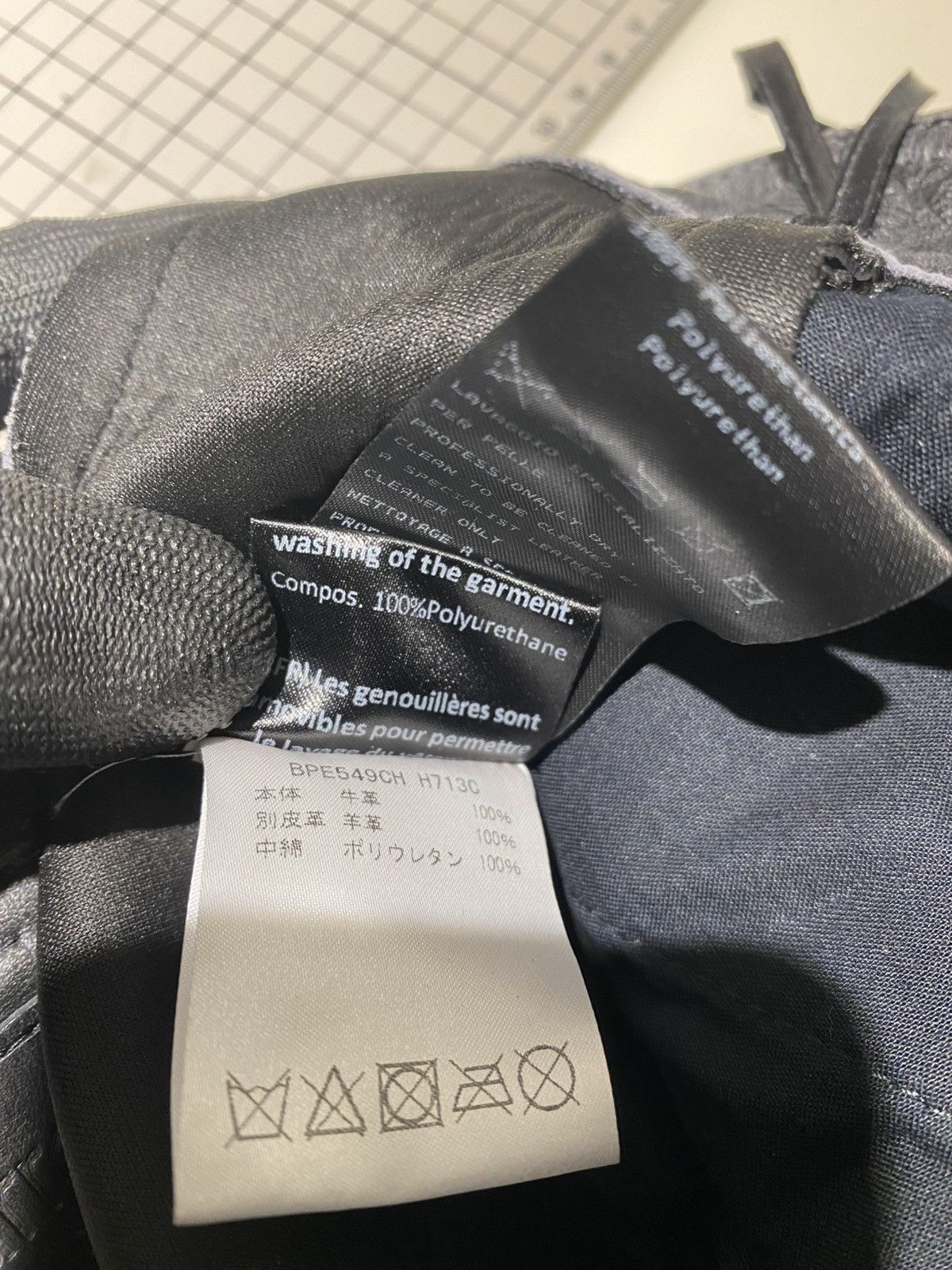 Leather × Neil Barrett Neil Barrett BIKER Leather Pant 28 Size US 28 / EU 44 - 9 Thumbnail