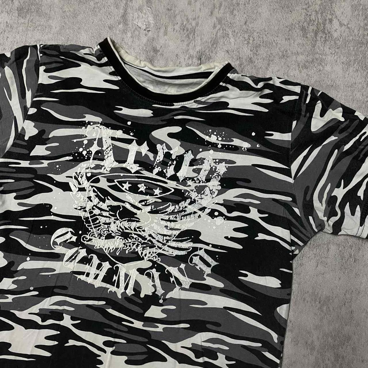Other Black & grey camo graphic tee #grunge Size US S / EU 44-46 / 1 - 2 Thumbnail