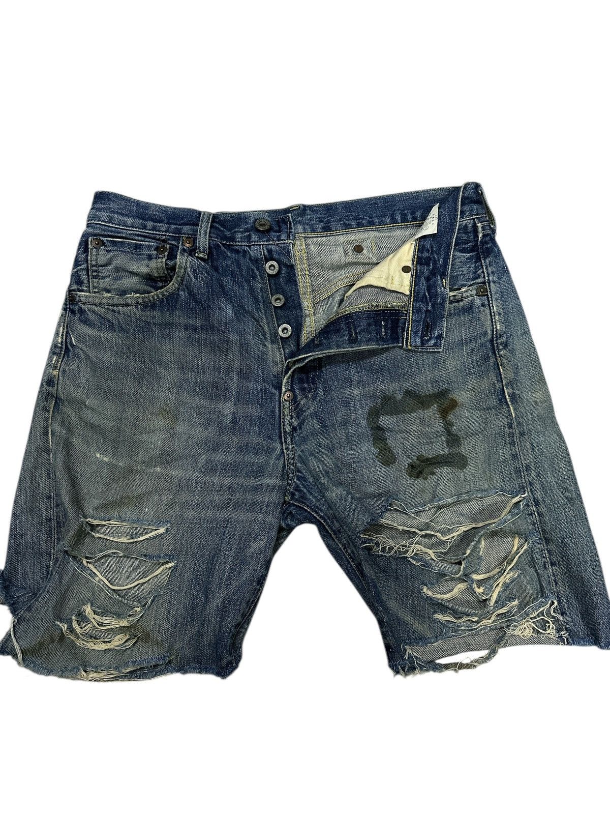 Levi's Distress Vintage Levis 702 Big E Buckle Back . Size US 32 / EU 48 - 3 Thumbnail