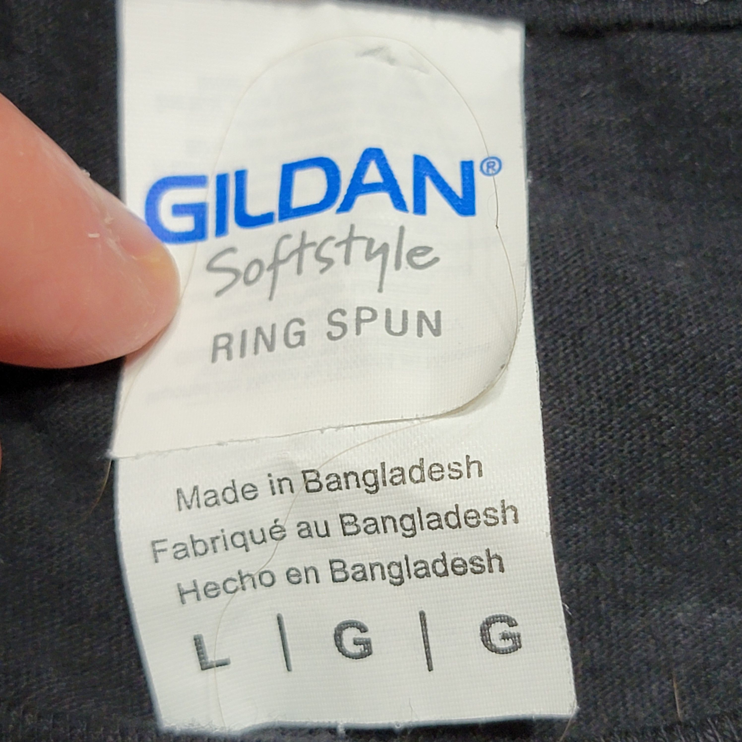 Gildan Gildan SS Black Tee "Expectant Patronum" - Size Large Size L / US 10 / IT 46 - 4 Thumbnail