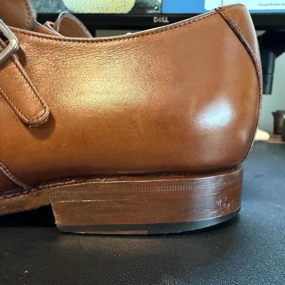 Meermin Meermin Double Monk Strap – Tan Calf – UK 10 / US 11D Size US 11 / EU 44 - 7 Thumbnail