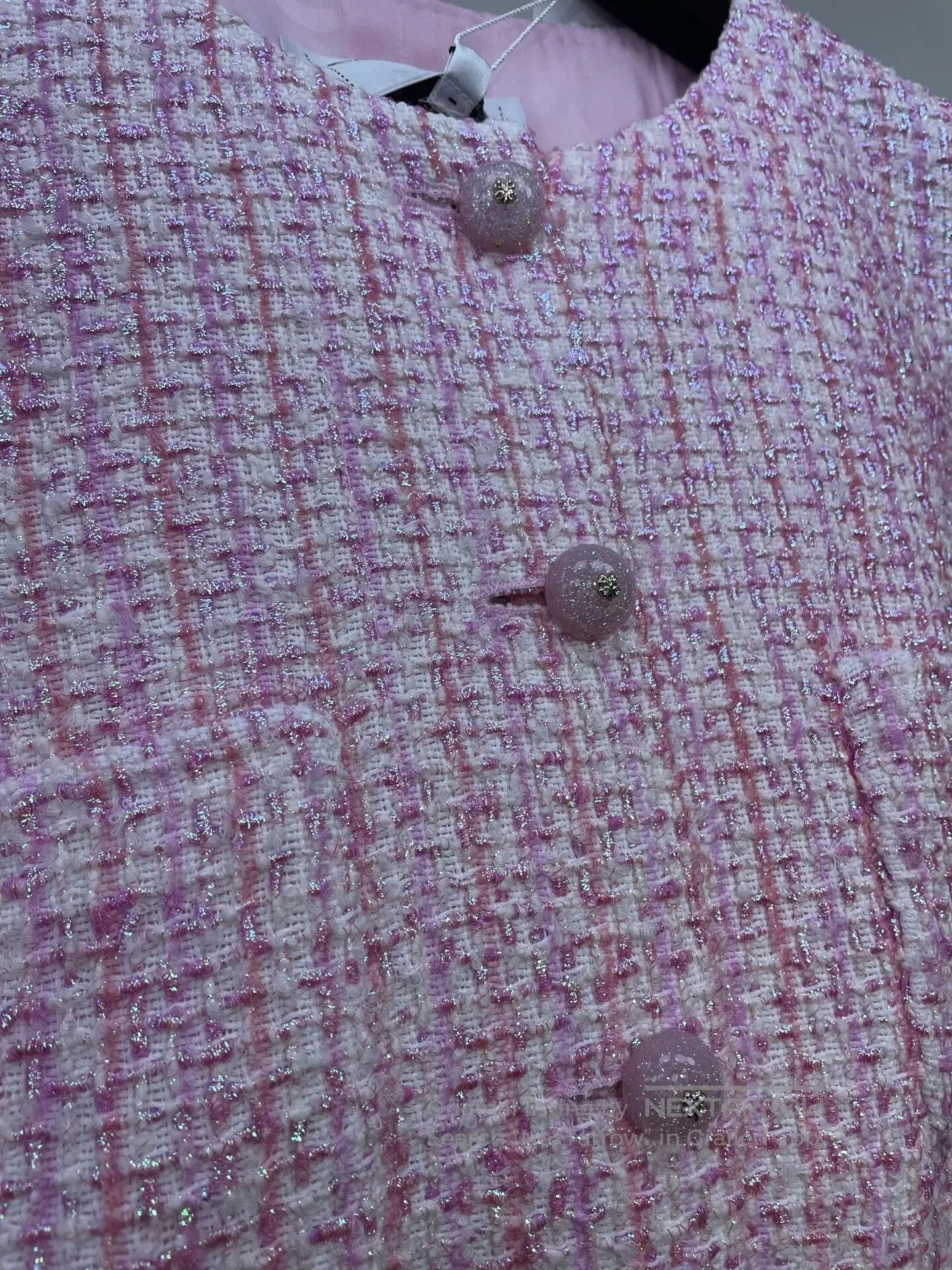 Chanel Chanel Pink Shimmer Vest. Size S / US 4 / IT 40 - 3 Thumbnail