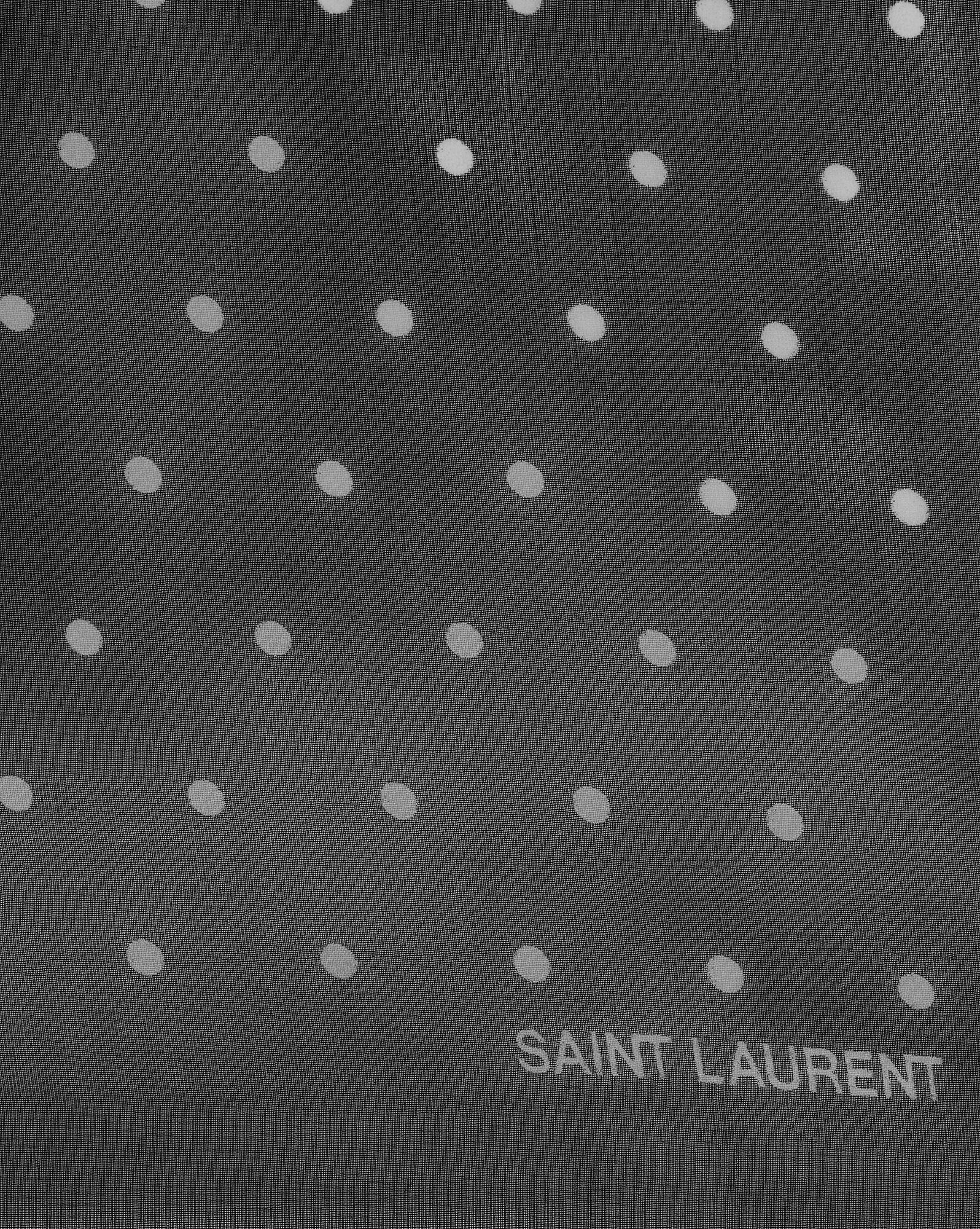 Saint Laurent Paris o1s1wg110125 Size: OS / 766365 Extra-Long Lavallière Scarf Size ONE SIZE - 3 Thumbnail