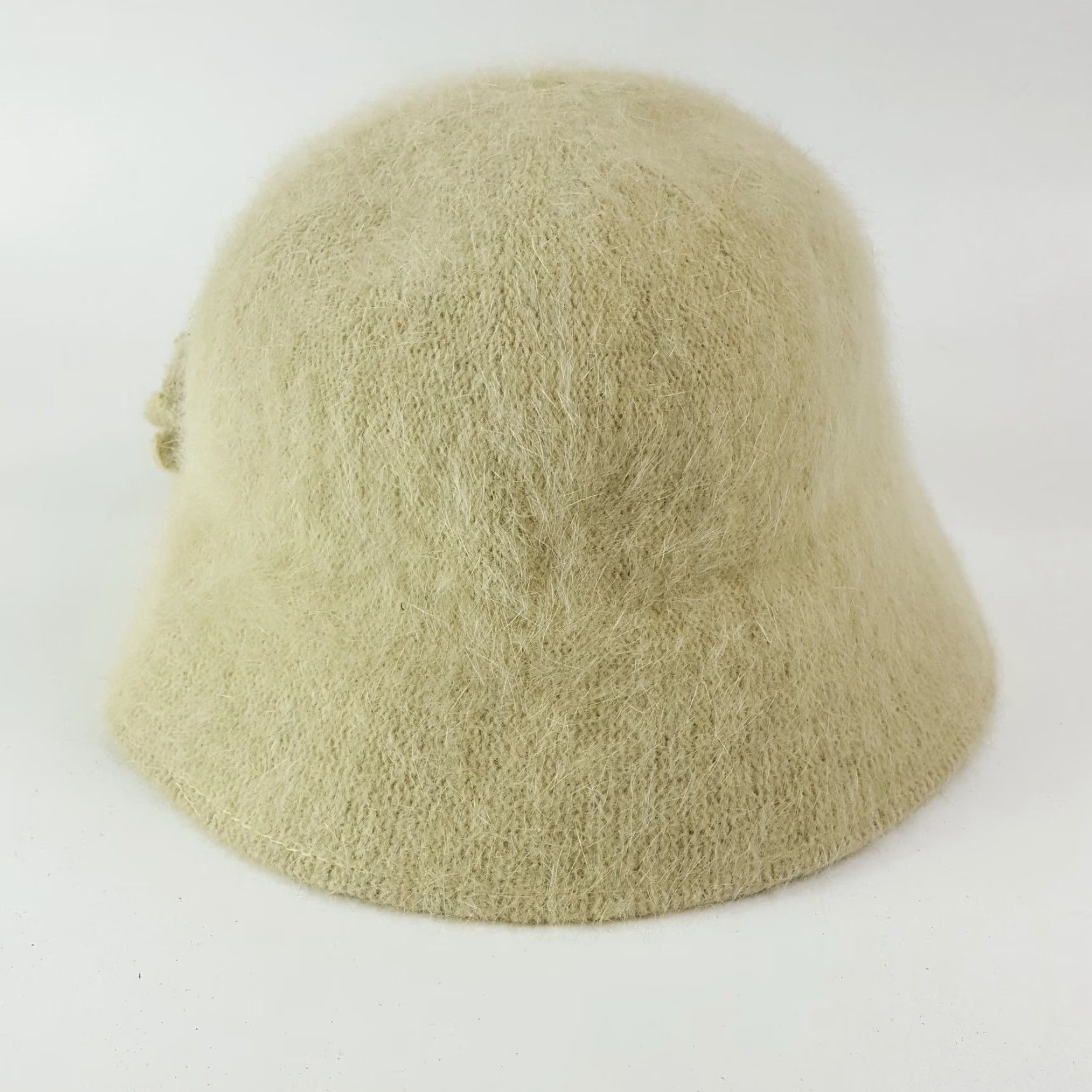 Vintage VINTAGE Y2K Green Angora Bucket Hat Size M Preppy Cute Wide Brim Women 90s Retro Size ONE SIZE - 2 Thumbnail