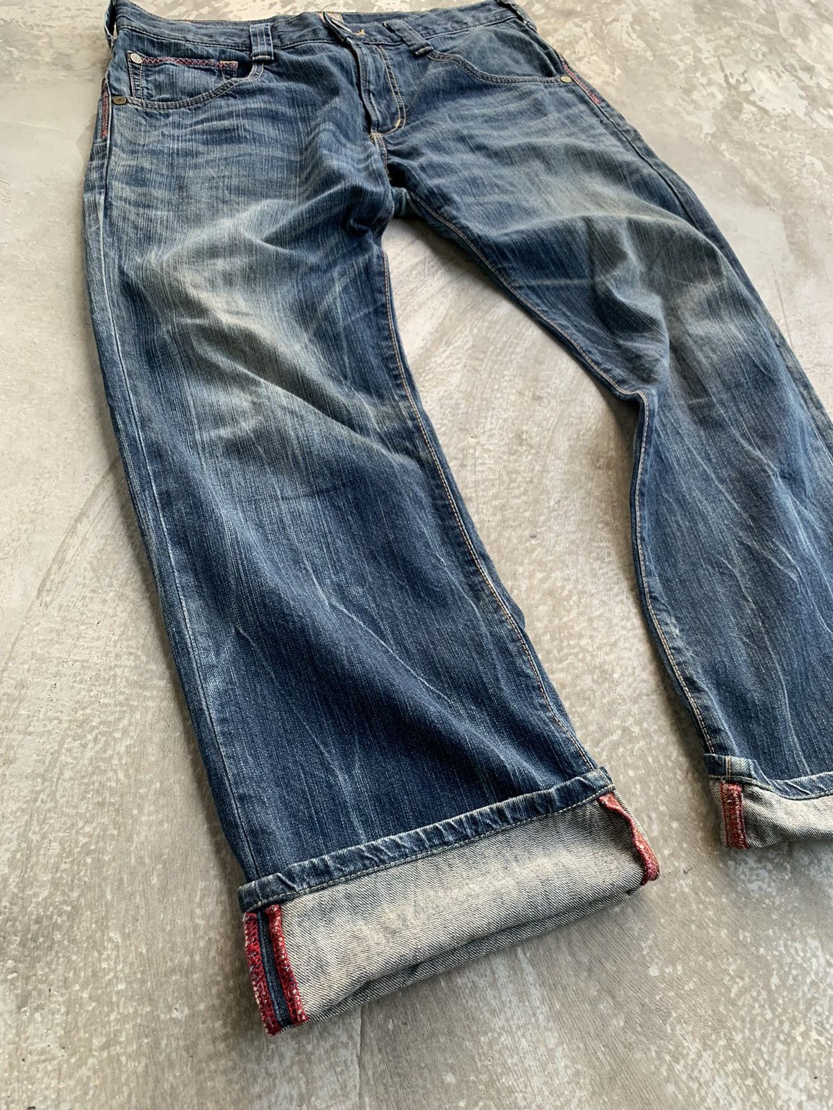 Edwin × Japanese Brand Vintage Edwin Tokyo Japan Blue Trip Size US 36 / EU 52 - 20 Thumbnail