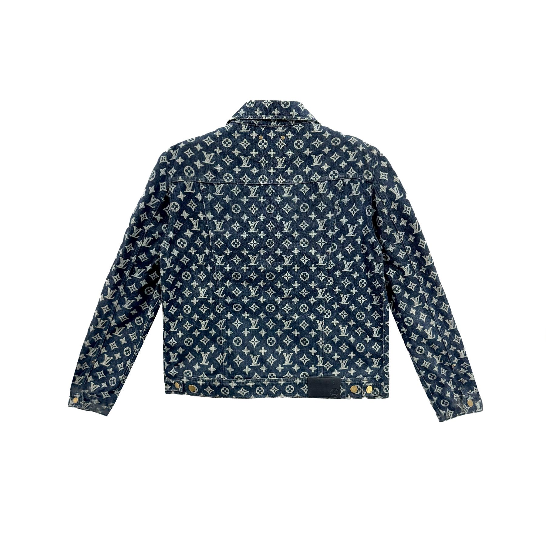 Louis Vuitton Louis Vuitton Old Flower Printed Denim Jacket Size US L / EU 52-54 / 3 - 2 Thumbnail