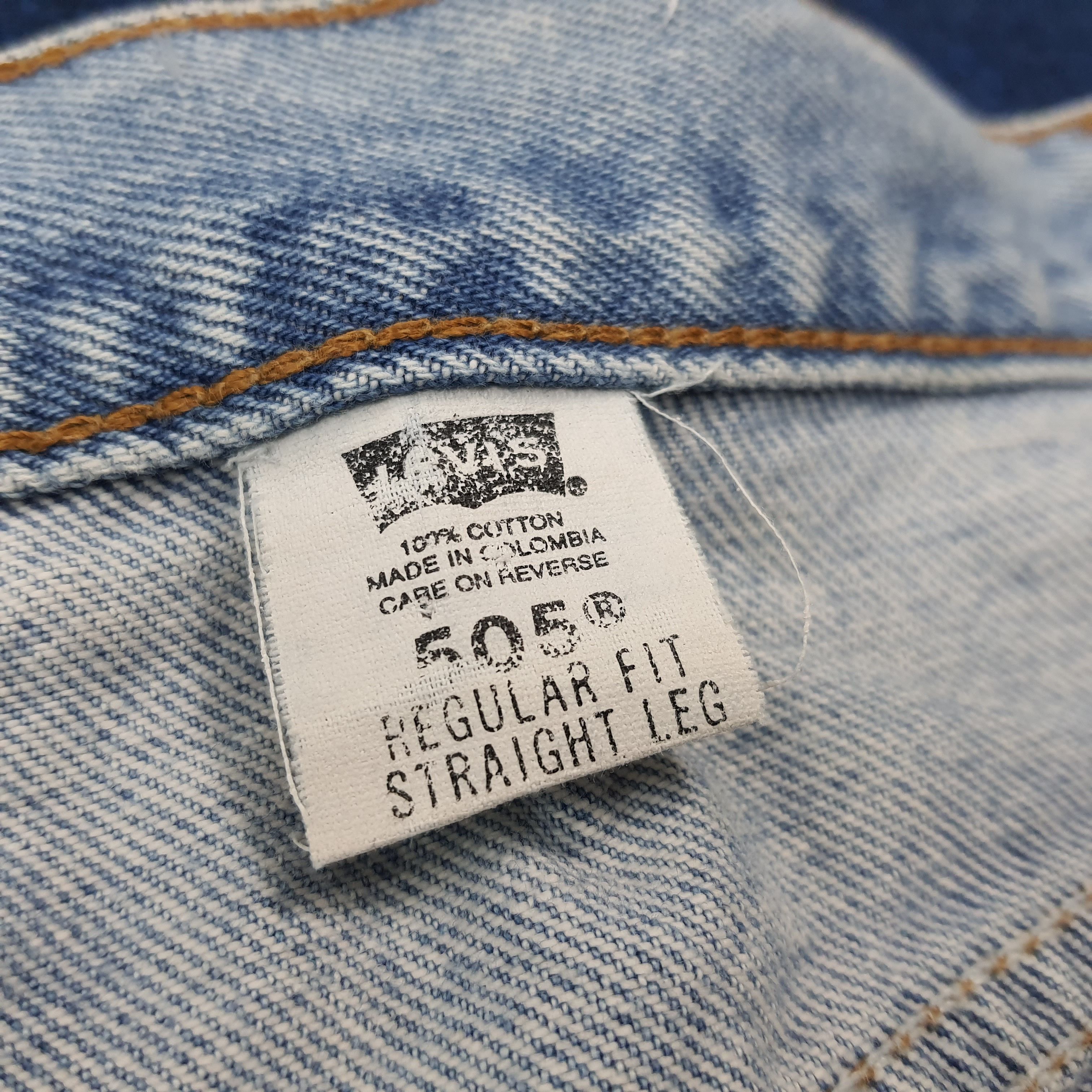 Levi's Vintage Levi's 505 Distressed Jeans C272N28 Size US 32 / EU 48 - 10 Thumbnail