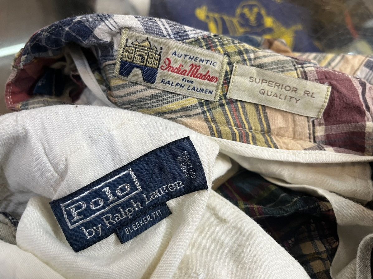 Polo Ralph Lauren Polo by Ralph Lauren Madras Patchwork Short Pants Size US 33 - 9 Thumbnail