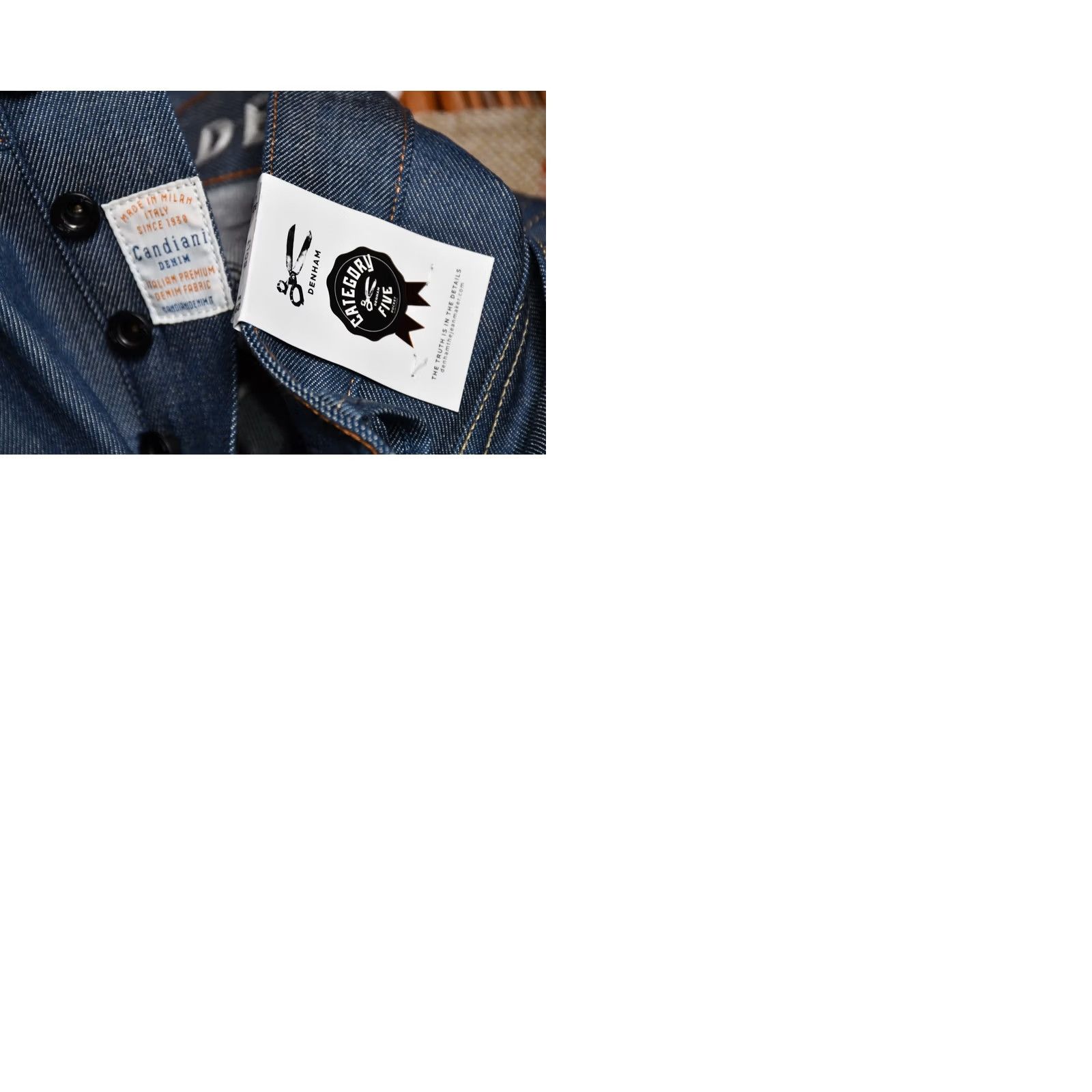 DENHAM DENHAM Bolt Italian Candiani Stretch Selvedge Denim Skinny Jeans W29 L32 Mens Jeans Skinny Stretch Blue 5-Pocket Inseam 32 Size US 29 - 9 Thumbnail