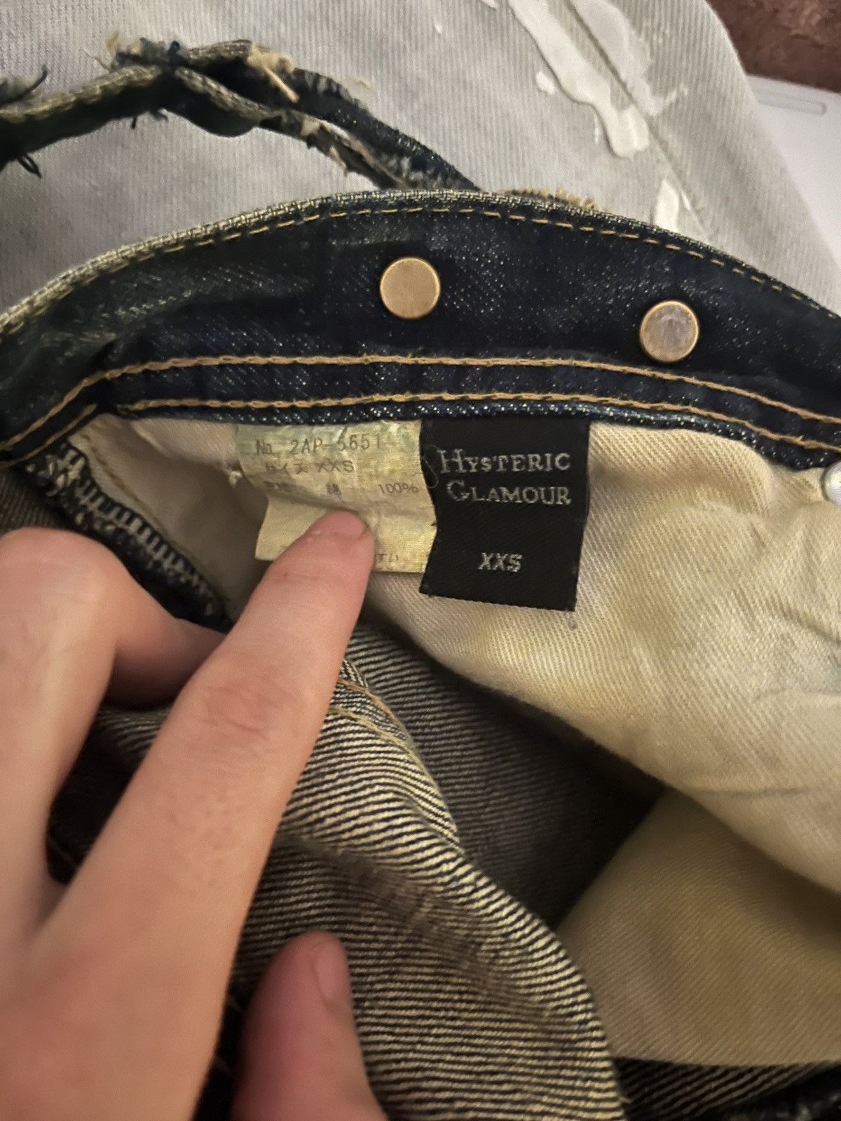 Hysteric Glamour × Japanese Brand × Vintage Hysteric glamour suspender pants Size US 28 / EU 44 - 4 Thumbnail