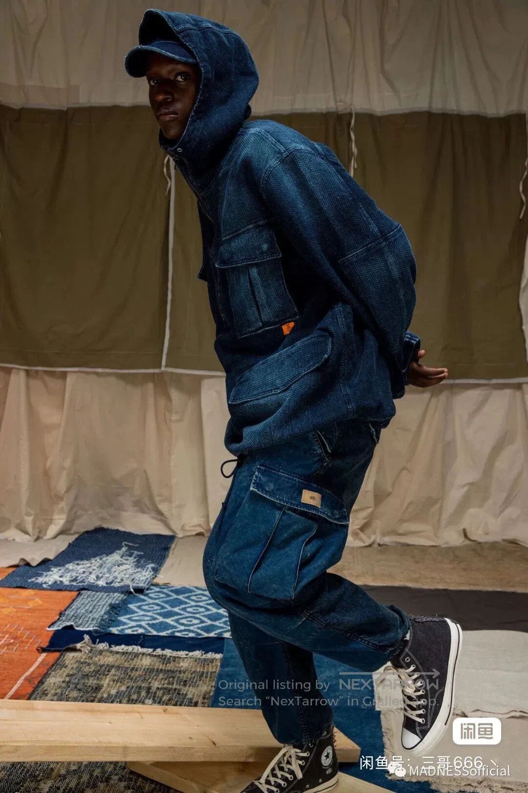 Madness dual army pants with cargo pockets. Size US 32 / EU 48 - 6 Thumbnail