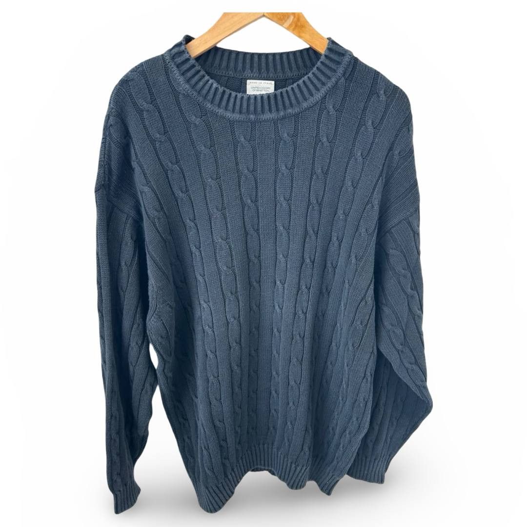 United Colors Of Benetton Benetton knitted sweater #793 Size US XL / EU 56 / 4 - 1 Thumbnail