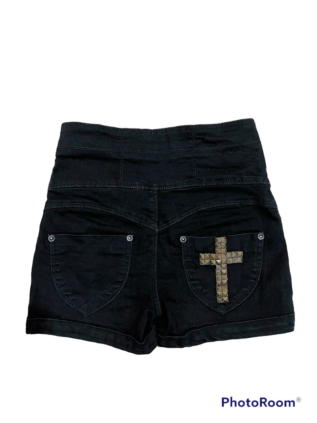 Japanese Brand Opium Cross high waist short 🖤🕷️ Size 26" / US 2 / IT 38 - 1 Thumbnail