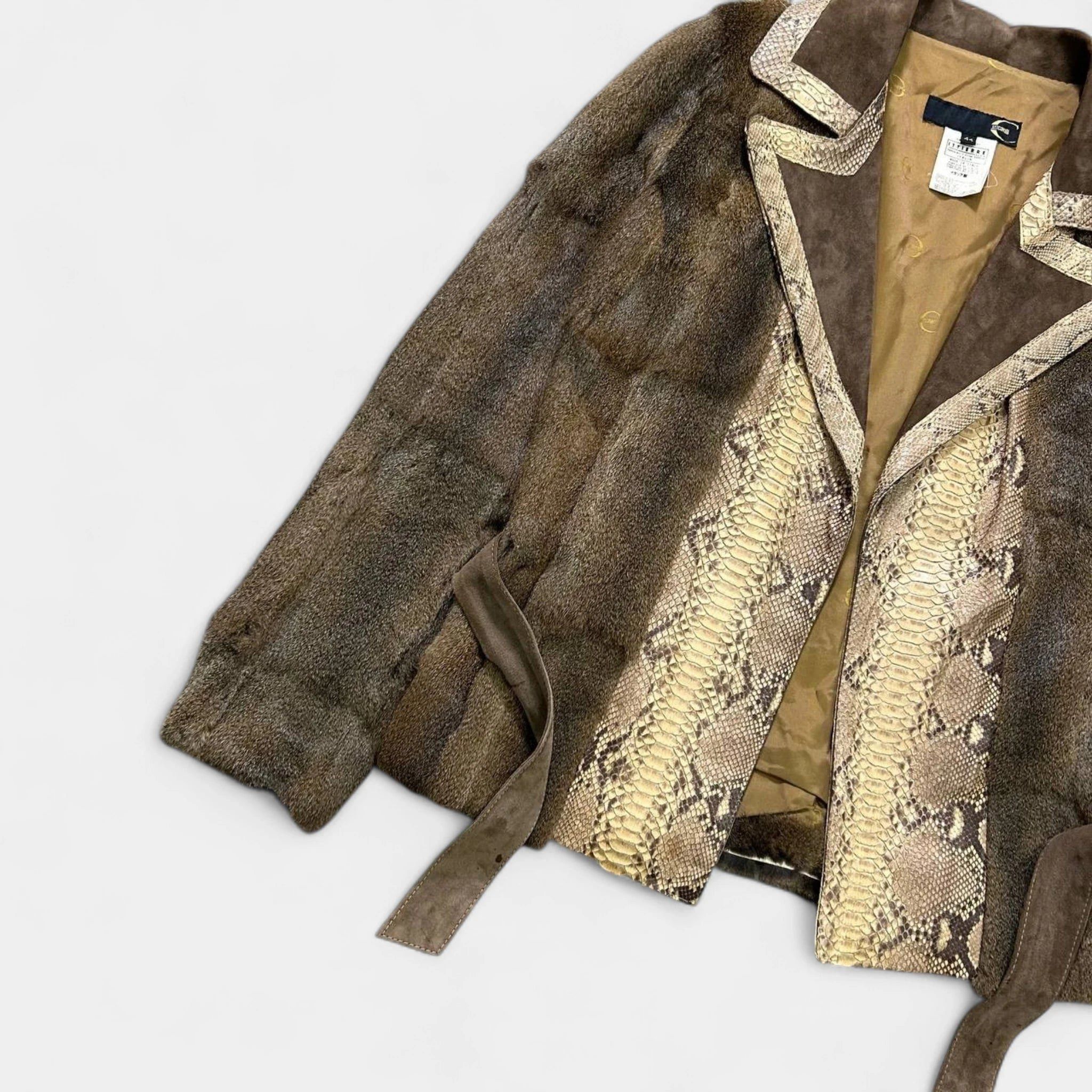 Just Cavalli Just Cavalli 2000's Real Rabbit Fur and Python Size M / US 6-8 / IT 42-44 - 2 Thumbnail