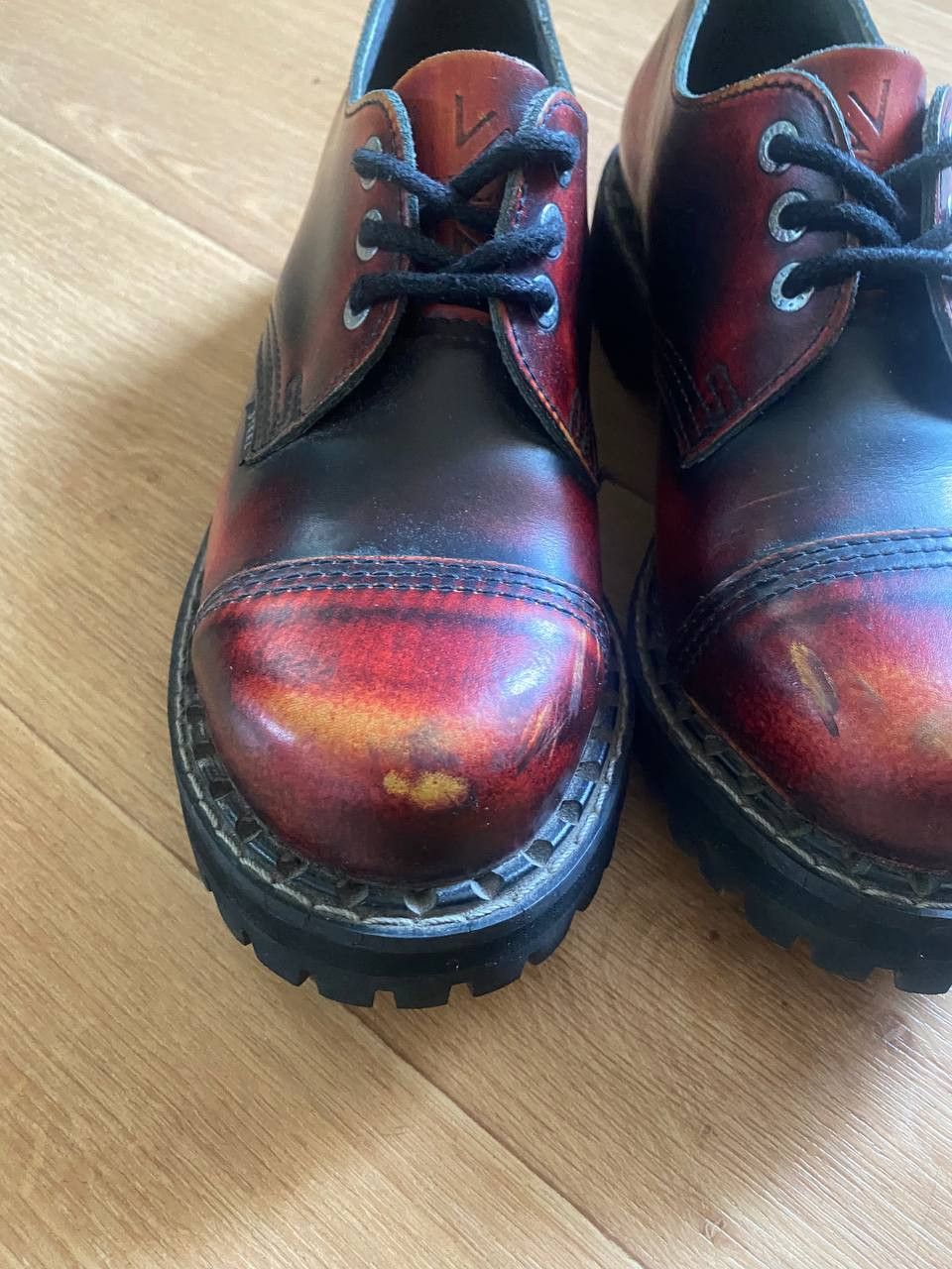 Dockers Vintage Steel Boots UK Flag Size US 7.5 / EU 40-41 - 8 Thumbnail