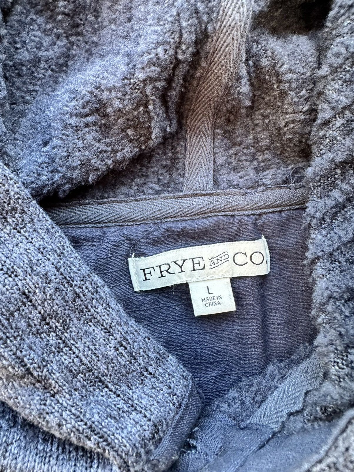 Frye Frye And Co Hoodie Men Size Large Button Front Blue Size US L / EU 52-54 / 3 - 5 Thumbnail