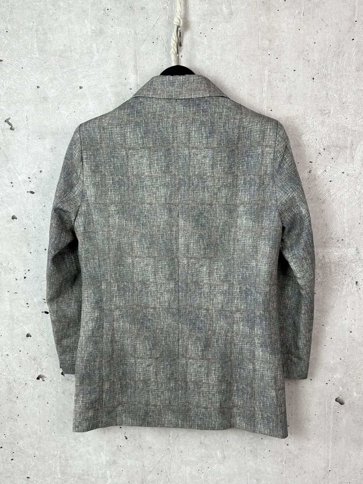 Sandro Sandro Paris Check Cotton Metal Buttons Double-Sided Blazer Size S / US 4 / IT 40 - 10 Thumbnail