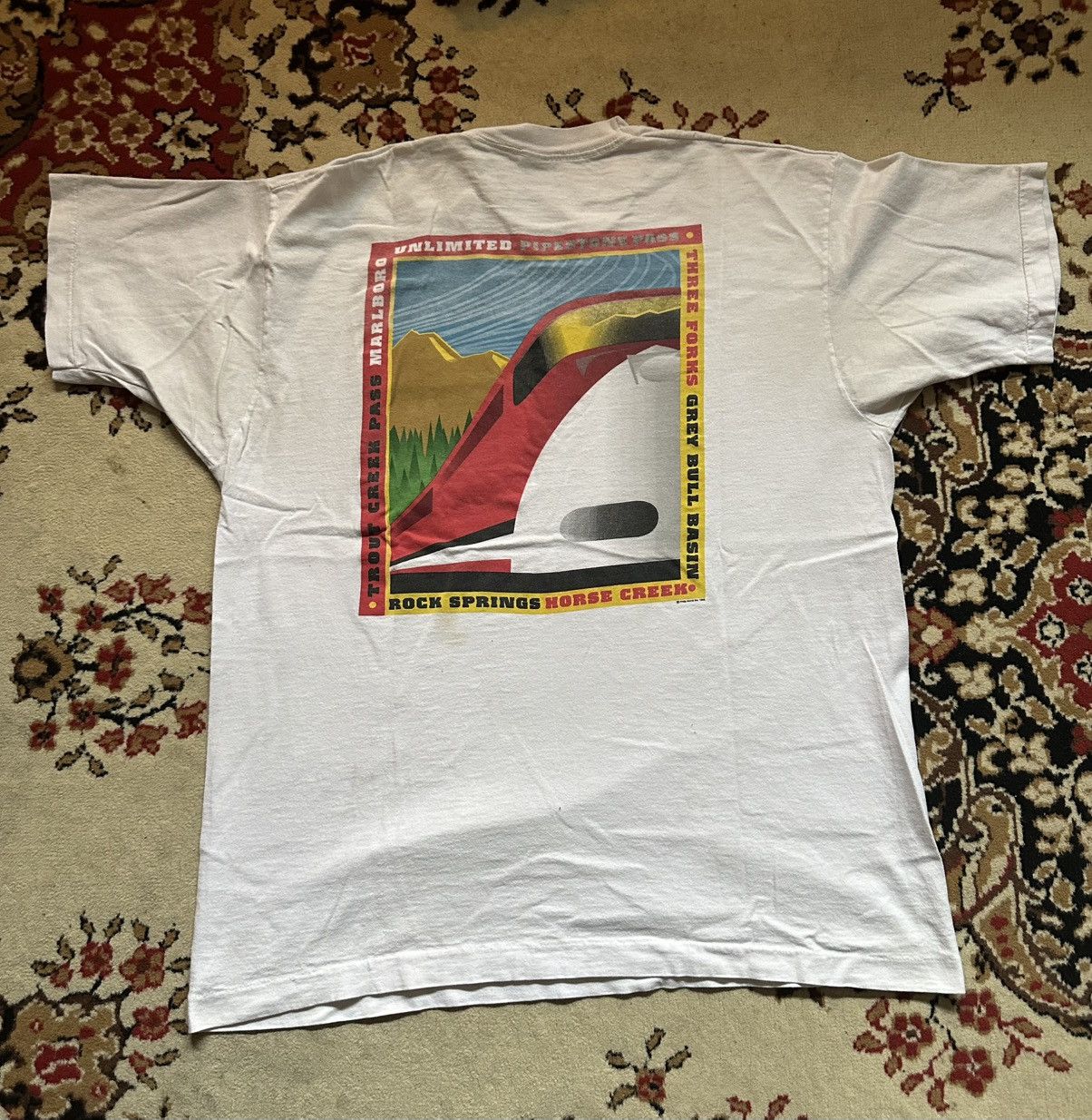 Marlboro Unlimited Marlboro Unlimited Pipestone Pass Tee 1996 Size US XL / EU 56 / 4 - 3 Thumbnail