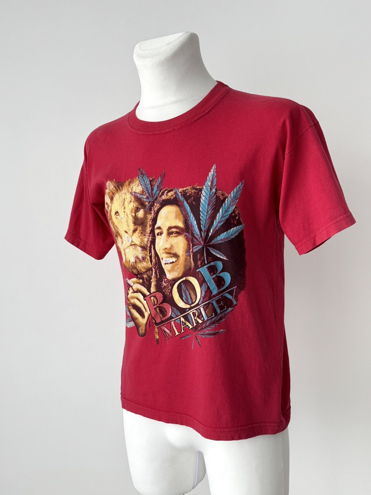 Band Tees × Vintage Vintage 00s Bob Marley Reggae Rasta Band T-Shirt Size US M / EU 48-50 / 2 - 2 Thumbnail