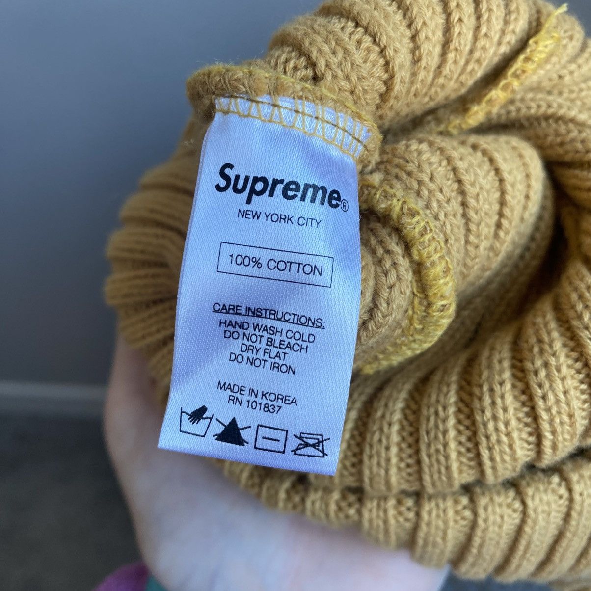 Supreme Supreme Box Logo Ribbed Beanie Size ONE SIZE - 4 Thumbnail