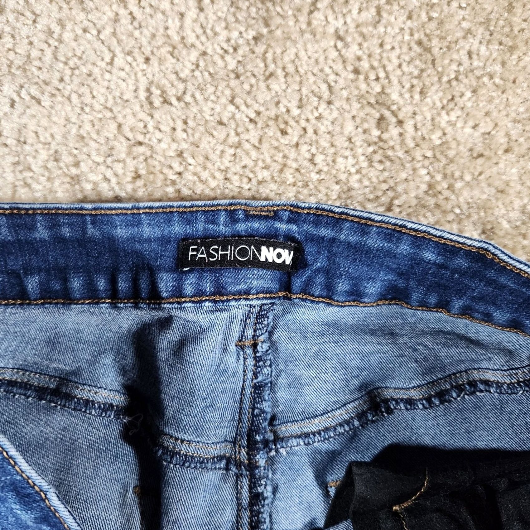 Fashion Nova Fashion Nova Distressed Skinny Jeans Women Juniors Size 9 Waist Destroyed #48 Size 30" / US 8 / IT 44 - 3 Thumbnail