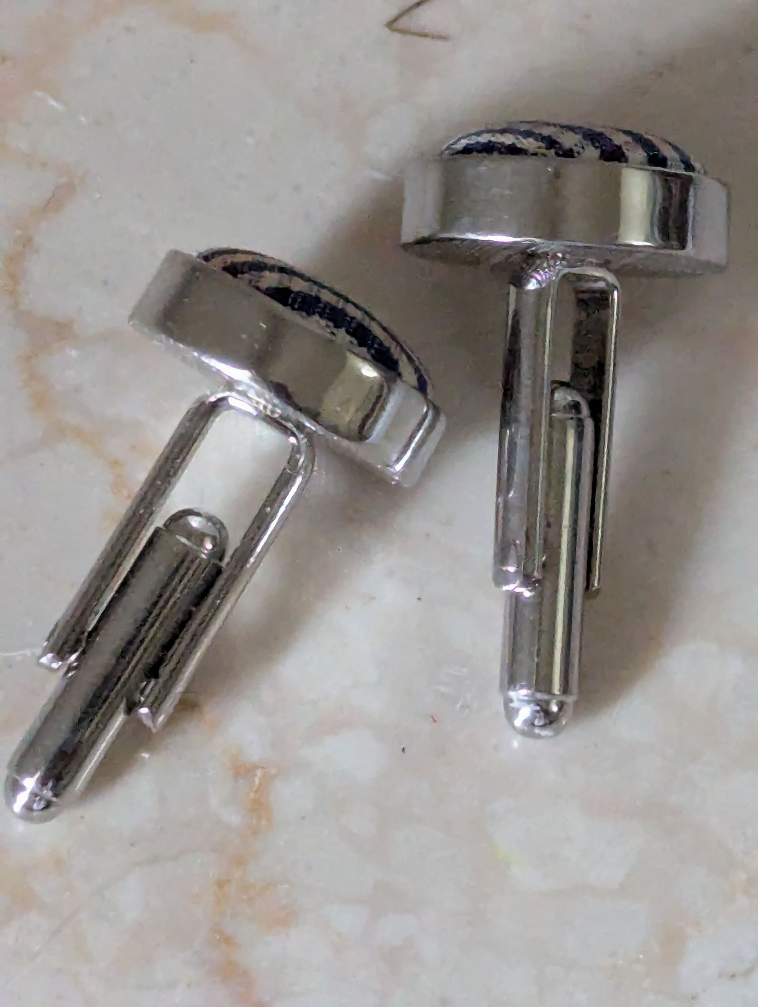 Other Beautiful Blue Plated Cufflinks Size ONE SIZE - 3 Thumbnail
