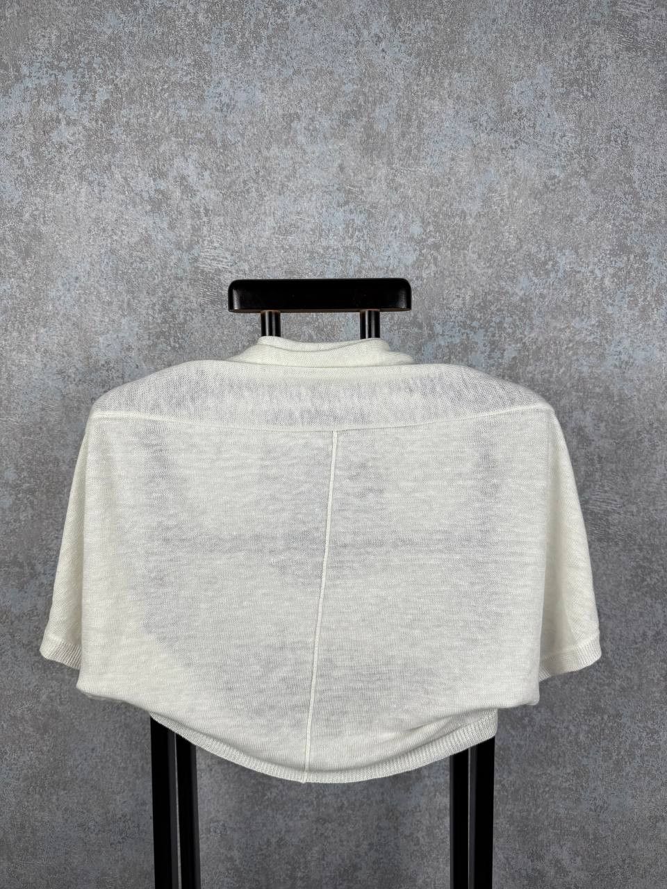 OSKA Oska Bolero Shrug Knit White Cardigan Size XS / US 0-2 / IT 36-38 - 2 Thumbnail