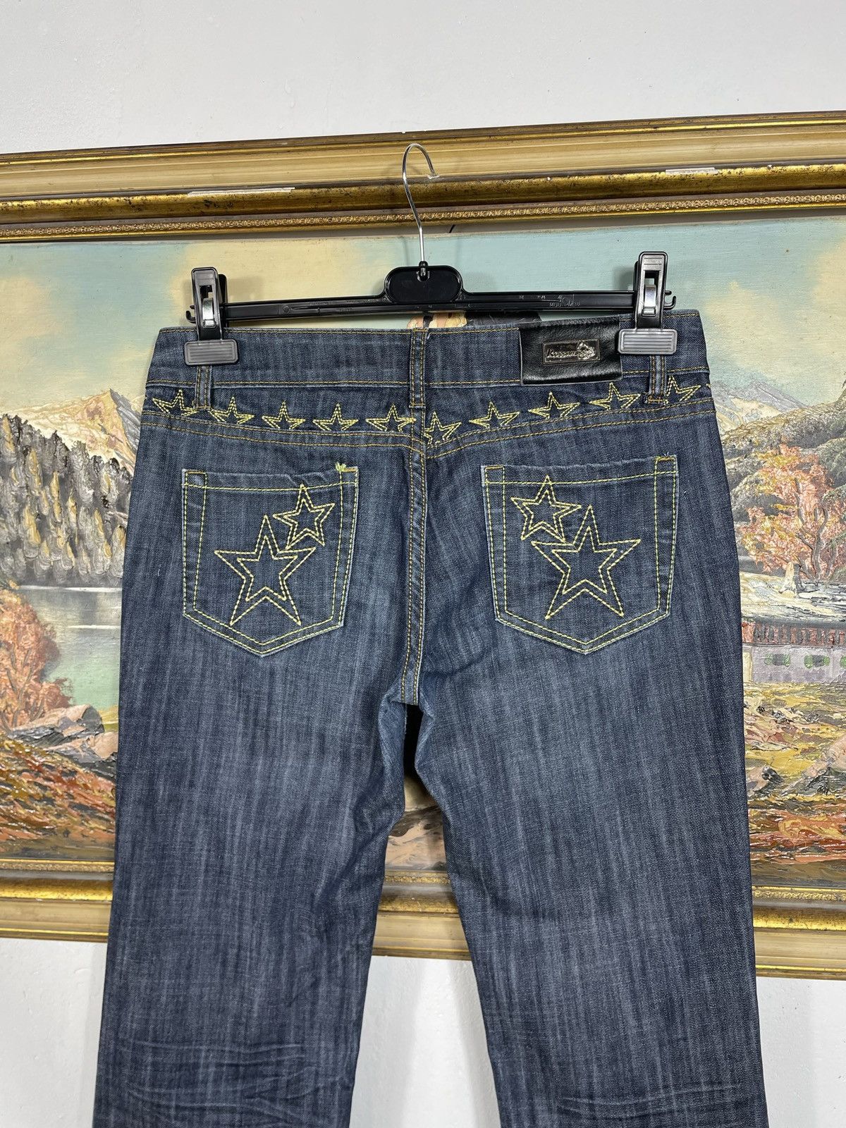If Six Was Nine × Japanese Brand × Le Grande Bleu (L.G.B.) Avant Garde Boot Cut Denim Jenas Vintage Y2k Flare Trousers Size 30" / US 8 / IT 44 - 9 Thumbnail