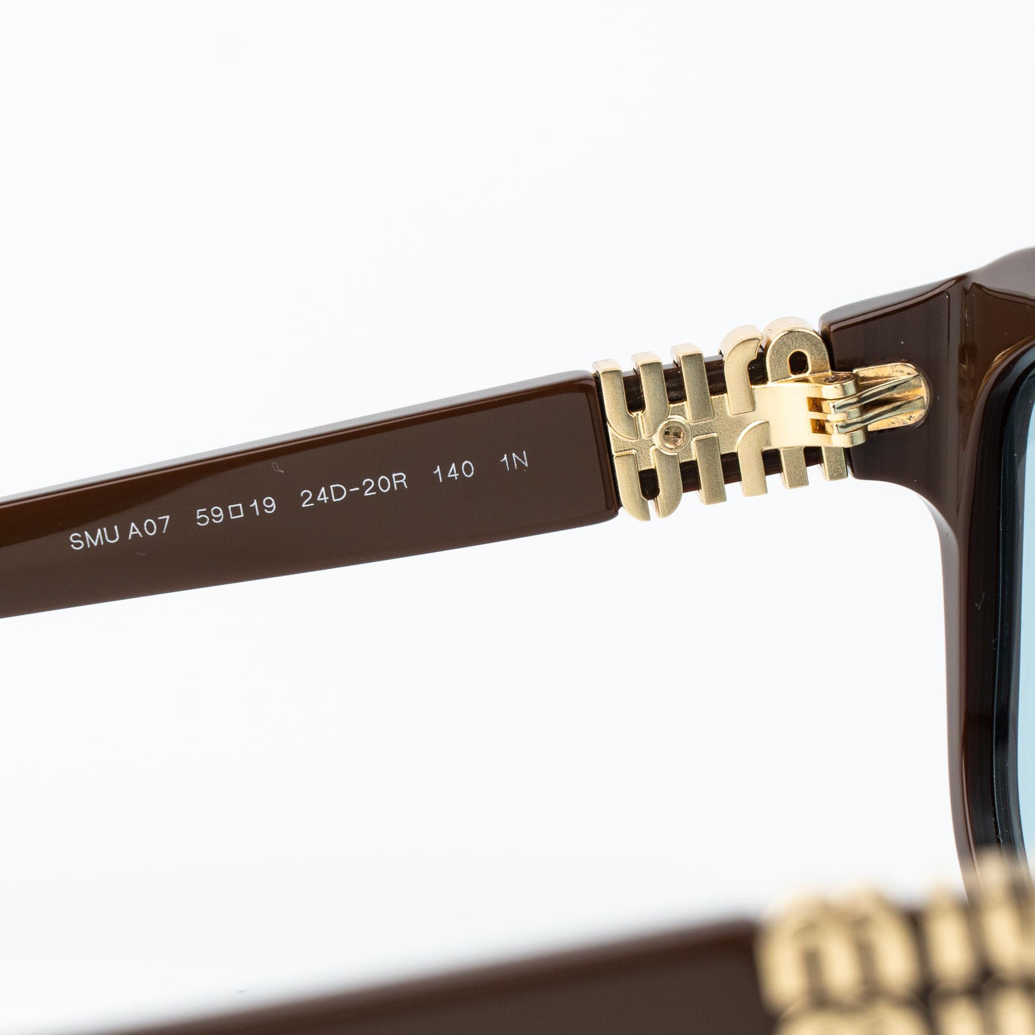 Miu Miu Miu Miu Women Sunglasses MUA07S 24D20R NEW AUTHENTIC Size ONE SIZE - 8 Thumbnail