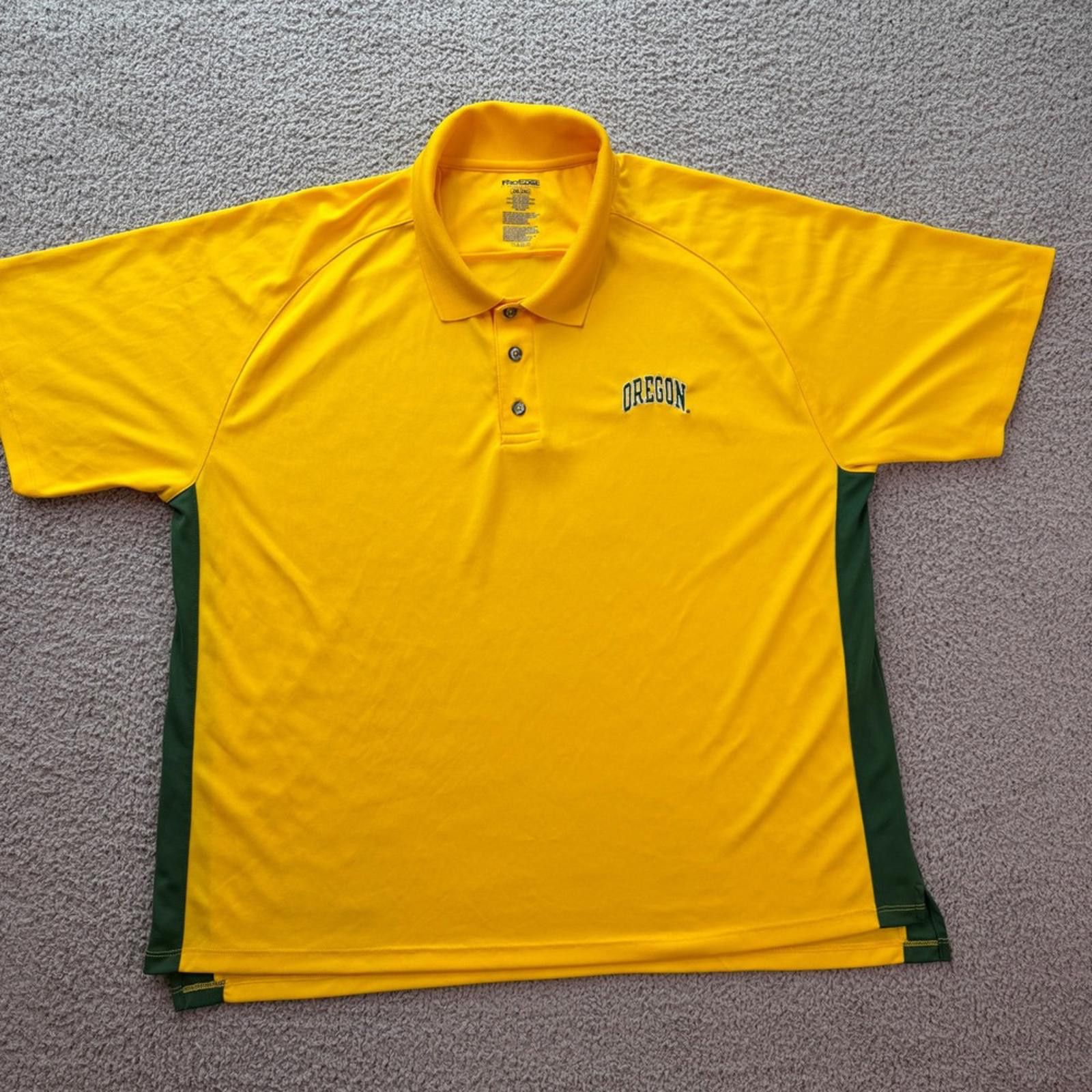 Other Oregon Ducks Mens 2XL Polo Shirt Yellow NCAA Golf Size US XXL / EU 58 / 5 - 1 Thumbnail