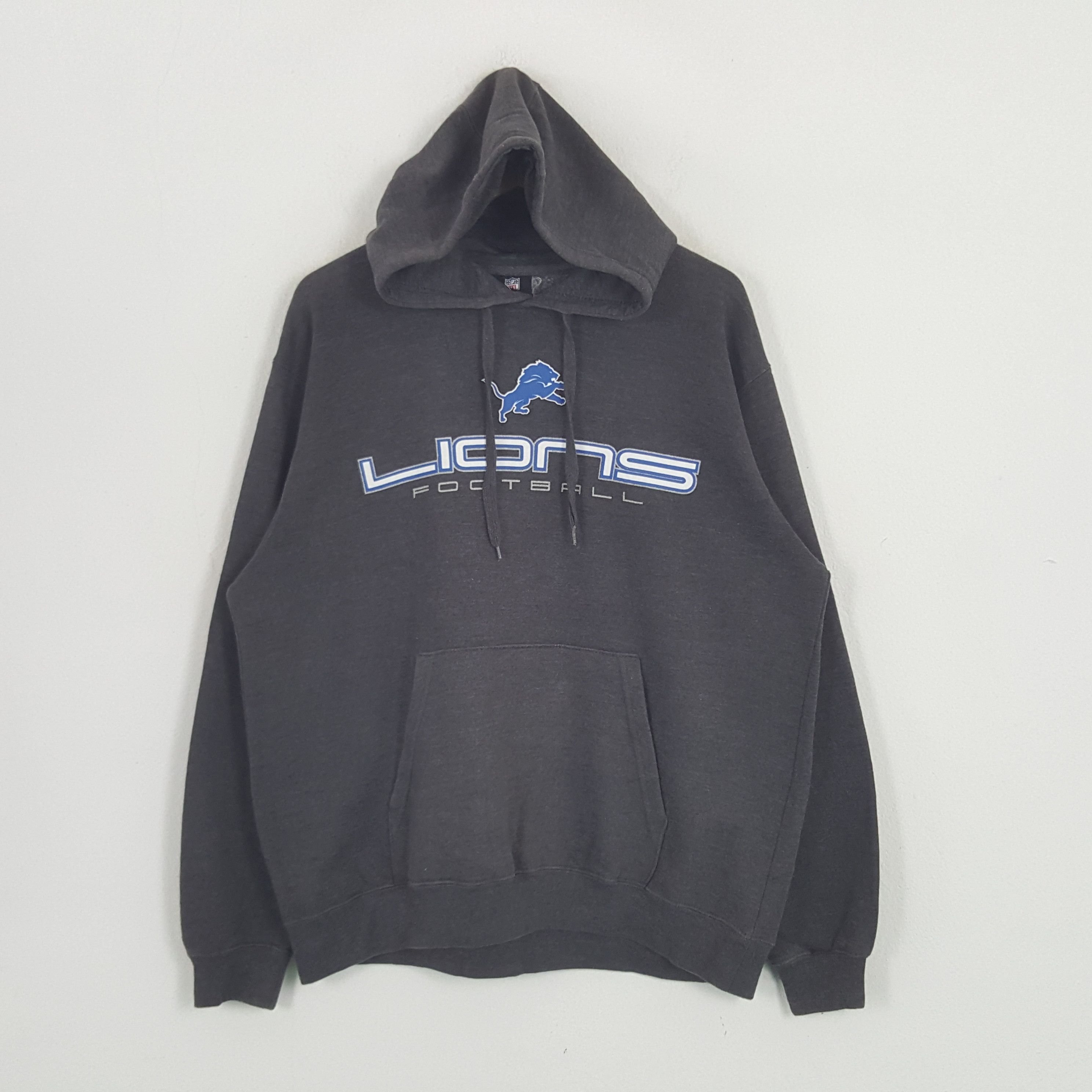 NFL × Vintage Vintage Lions Football American Team NFL Hoodies Size US XL / EU 56 / 4 - 1 Thumbnail
