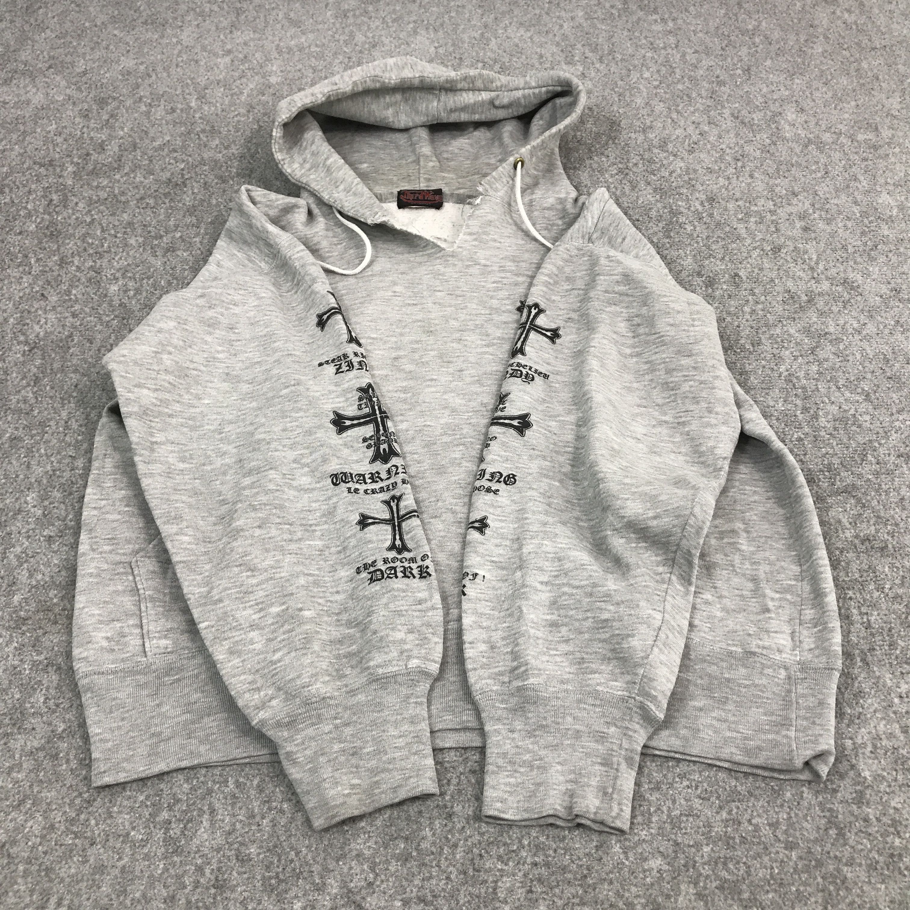 If Six Was Nine × Japanese Brand WAVE UNLIMITED PUNK HOODIES SWEATSHIRTS Size US L / EU 52-54 / 3 - 8 Thumbnail