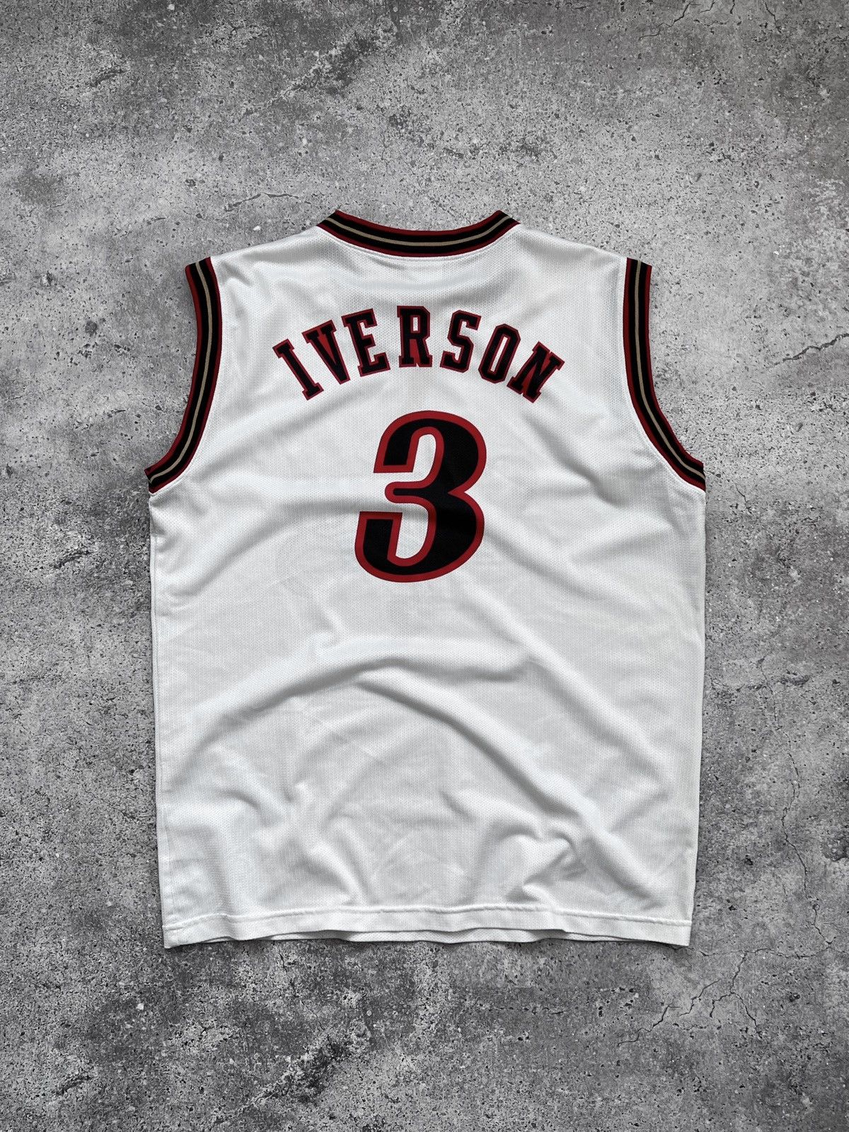 Champion × NBA × Vintage Vintage Allen Iverson Philadelphia 76ers Champion Jersey Size US XL / EU 56 / 4 - 3 Thumbnail