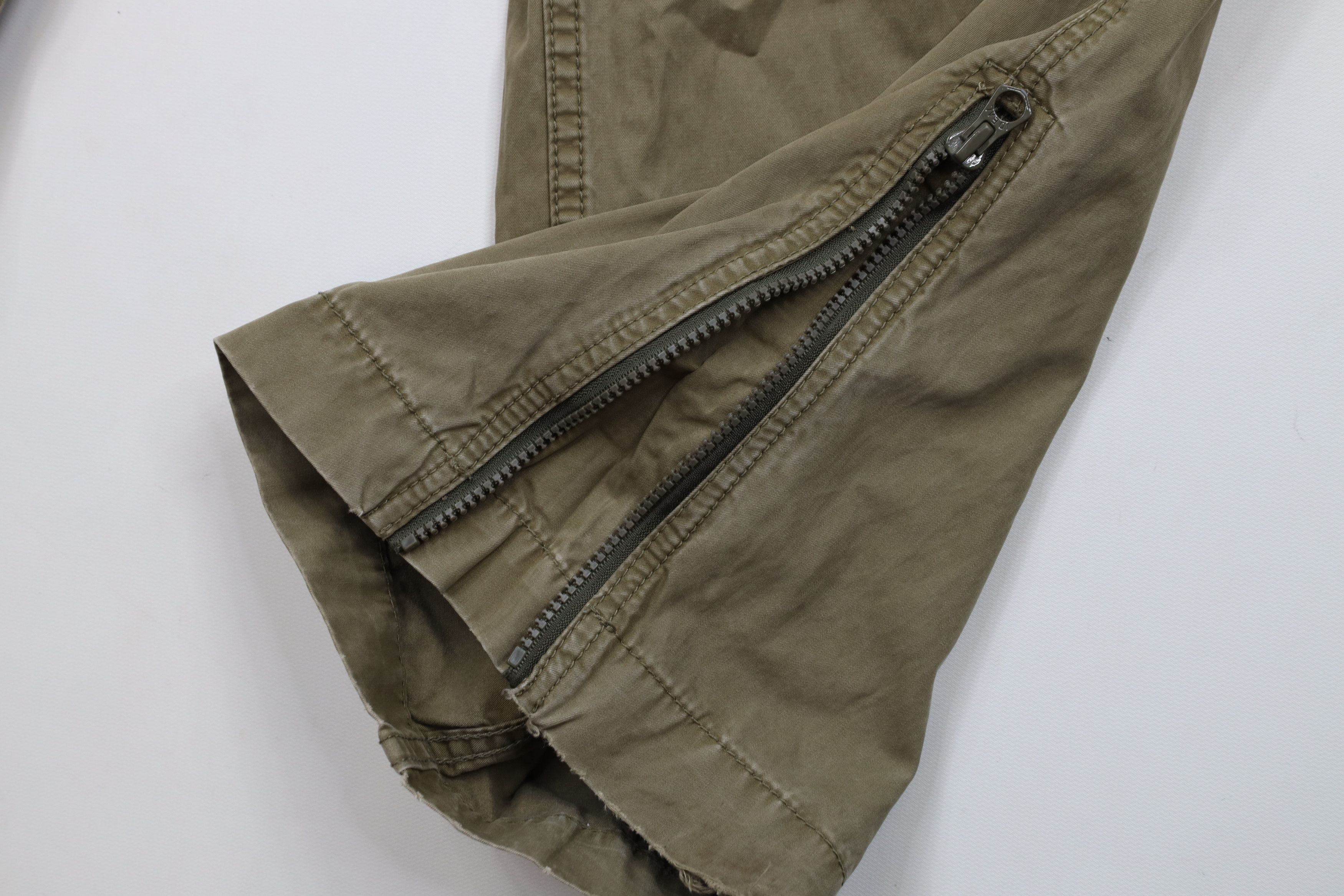 Express × Vintage Vintage Y2K Express X2 Military Baggy Wide Leg Cargo Pants Size US 36 / EU 52 - 6 Thumbnail