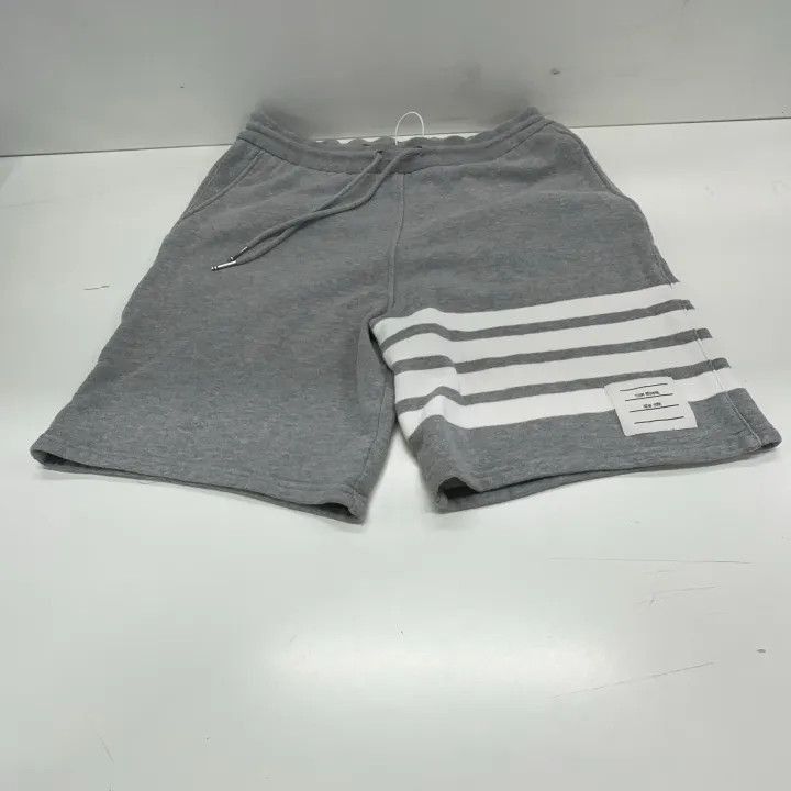Thom Browne Thom Browne Gray Cotton Drawstring Shorts -2507 Size 41" - 3 Thumbnail