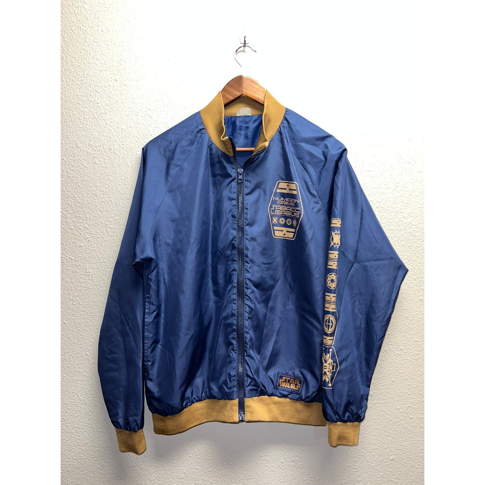 Vintage Star Wars Galaxy Jacket Sabacc League Bomber Blue Tan Size S Size US S / EU 44-46 / 1 - 2 Thumbnail