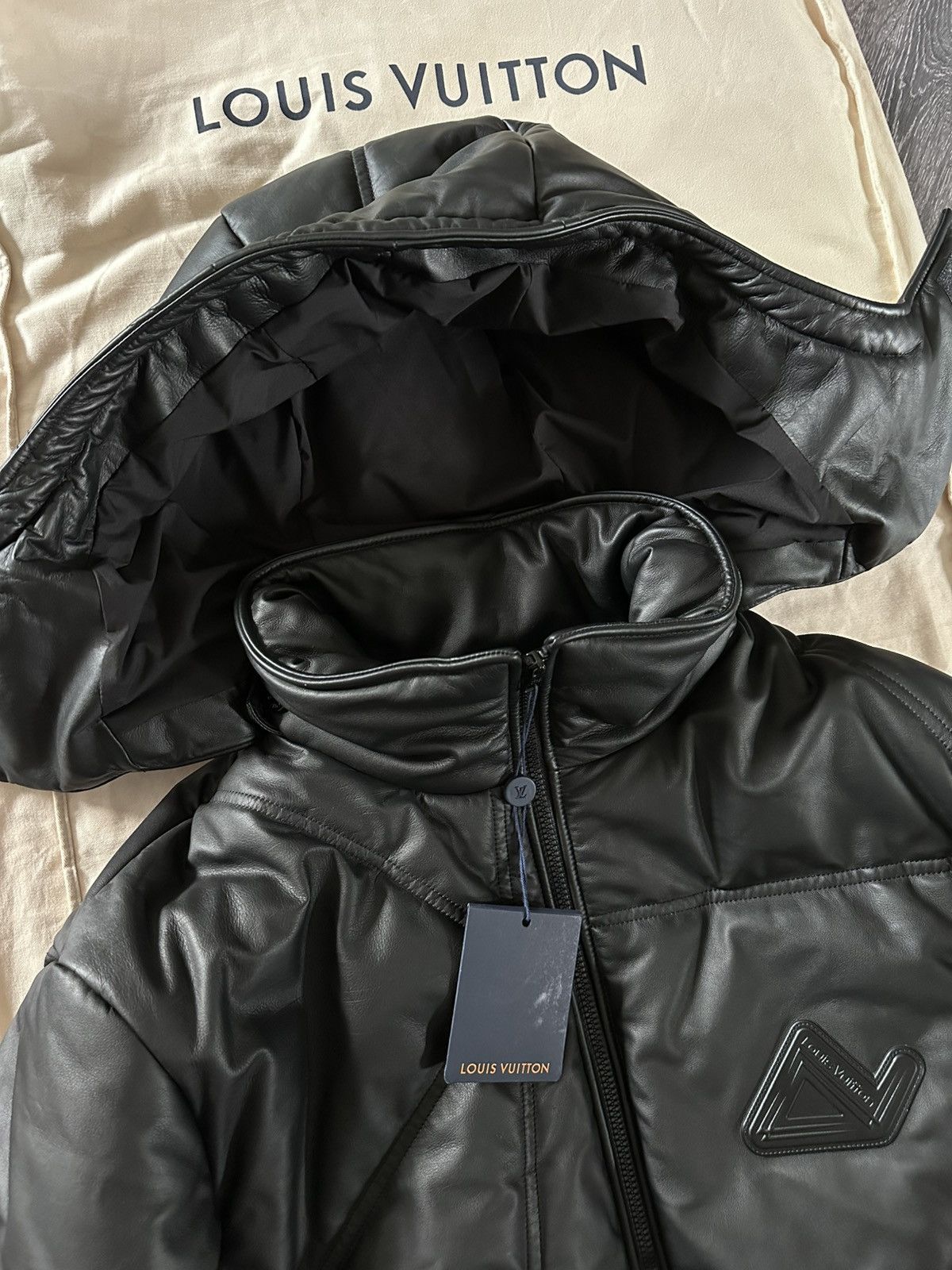 Louis Vuitton louis vuitton leather padded parka jacket ski collection Size US L / EU 52-54 / 3 - 3 Thumbnail