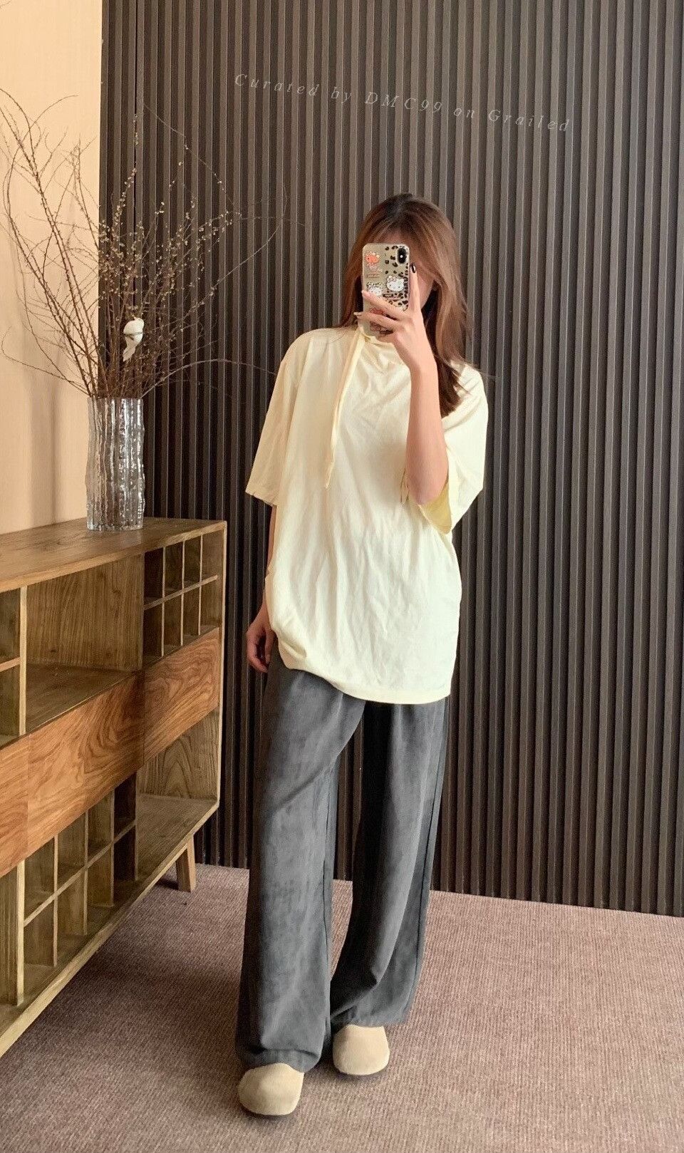 Lemaire Lemaire Tie Neck Turtleneck T-shirt Size S / US 4 / IT 40 - 1 Thumbnail