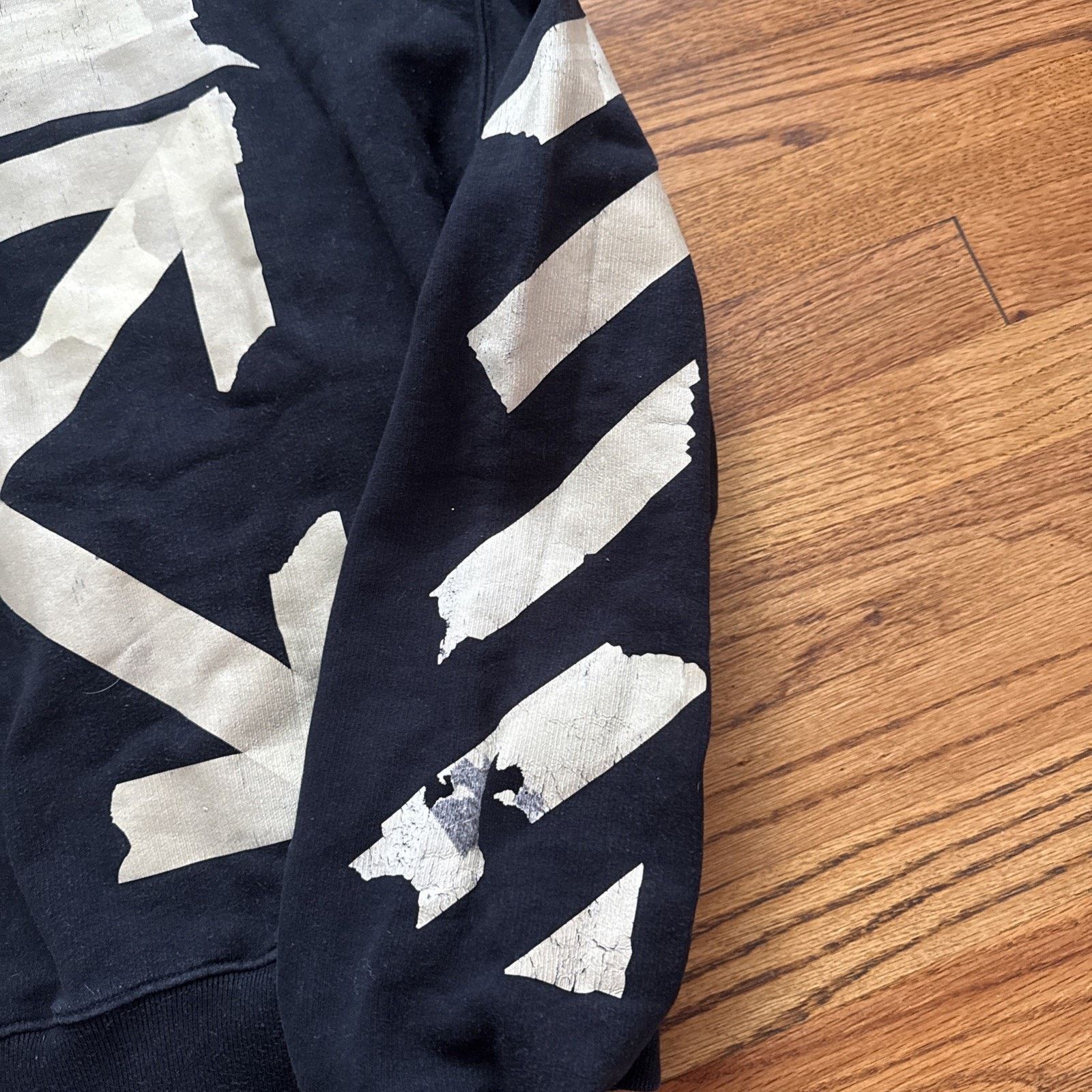 Off-White OFF-WHITE TAPE DIAGONAL ARROWS HOODIE Size L C23 Size US L / EU 52-54 / 3 - 13 Thumbnail