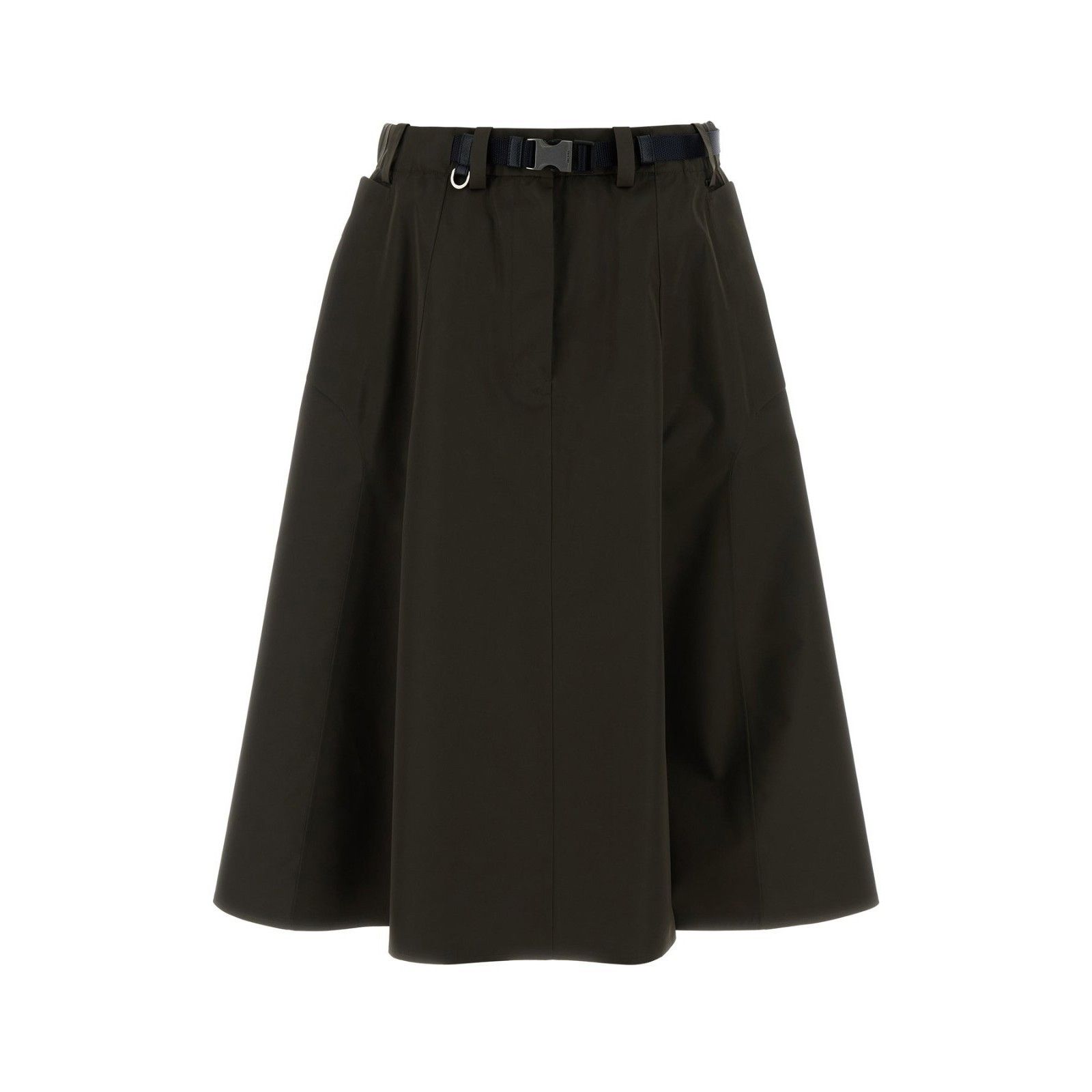Prada PRADA Green Polyester Tech Fabric Skirt New And Authentic (W Size 28" / US 6 / IT 42 - 1 Thumbnail