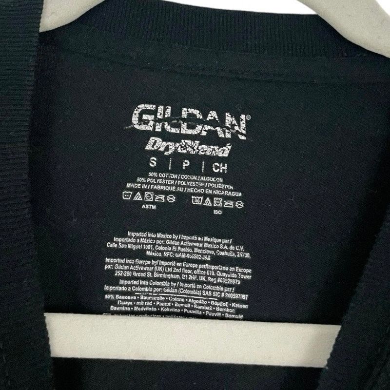 Gildan Salsa Queen Cropped Black Short Sleeve Graphic Tee Size S / US 4 / IT 40 - 8 Thumbnail