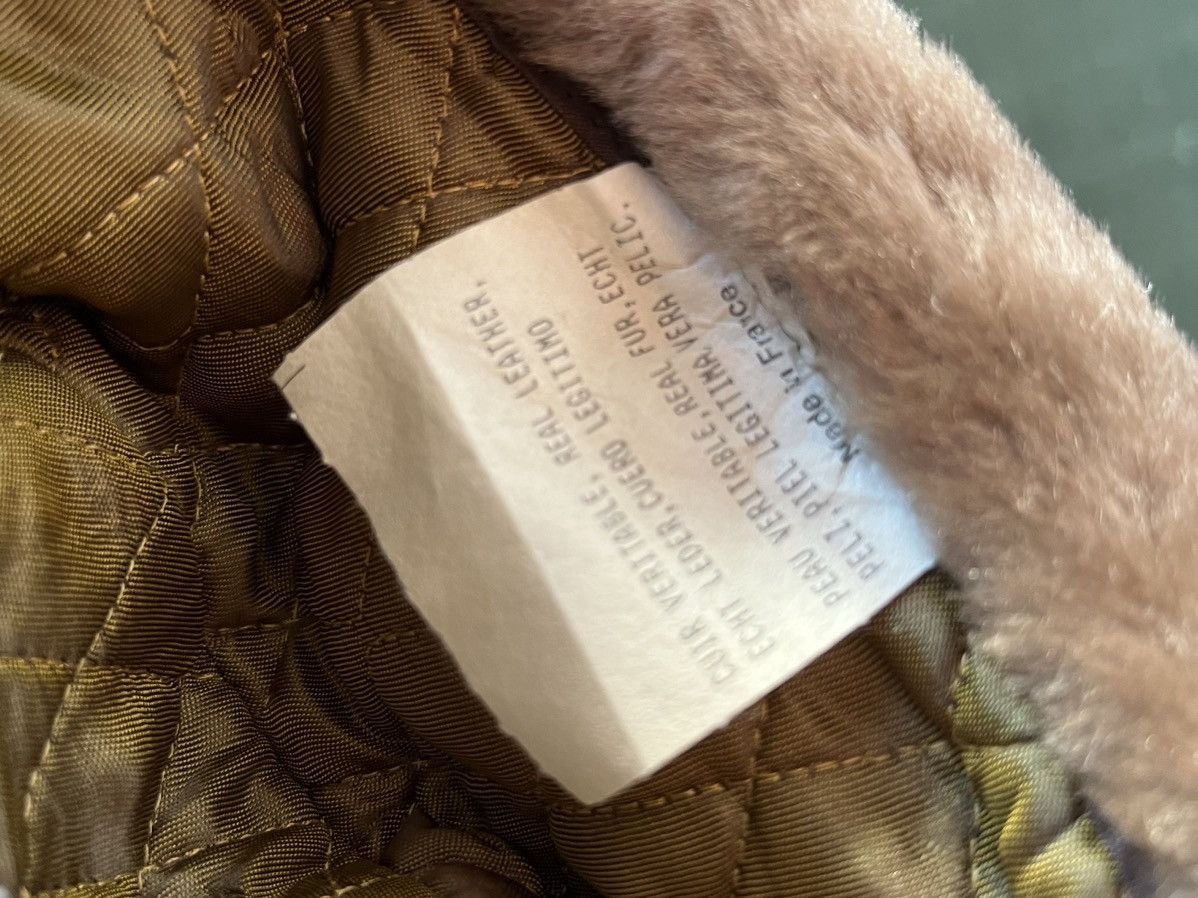 Leather Vintage Ushanka CRAMBES Y2K Leather Trapper Hat Rare Size ONE SIZE - 17 Thumbnail