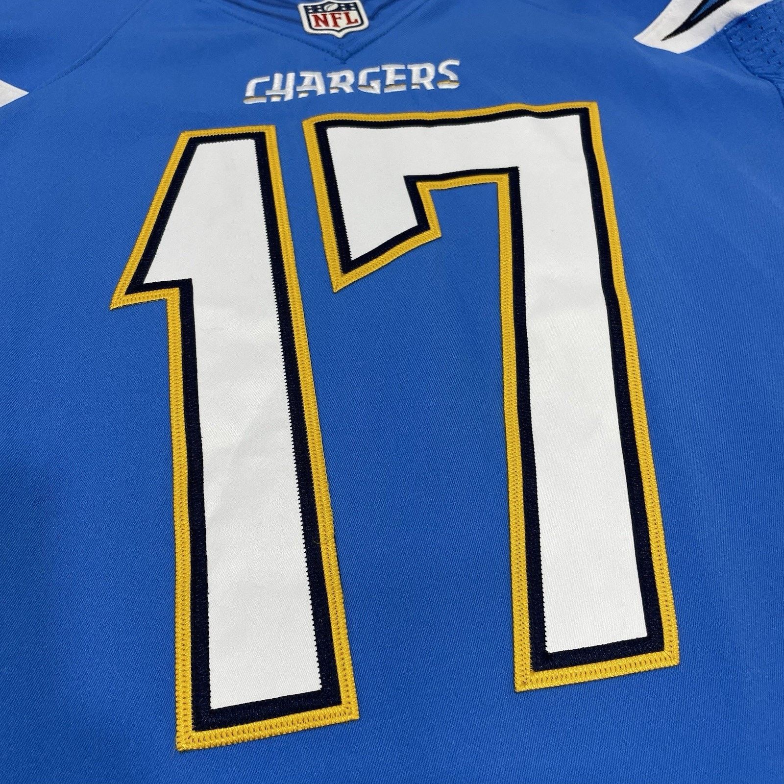 Nike Phillip Rivers #17 Team Issued Nike On-Field Jersey Blue 48 Size US L / EU 52-54 / 3 - 5 Thumbnail
