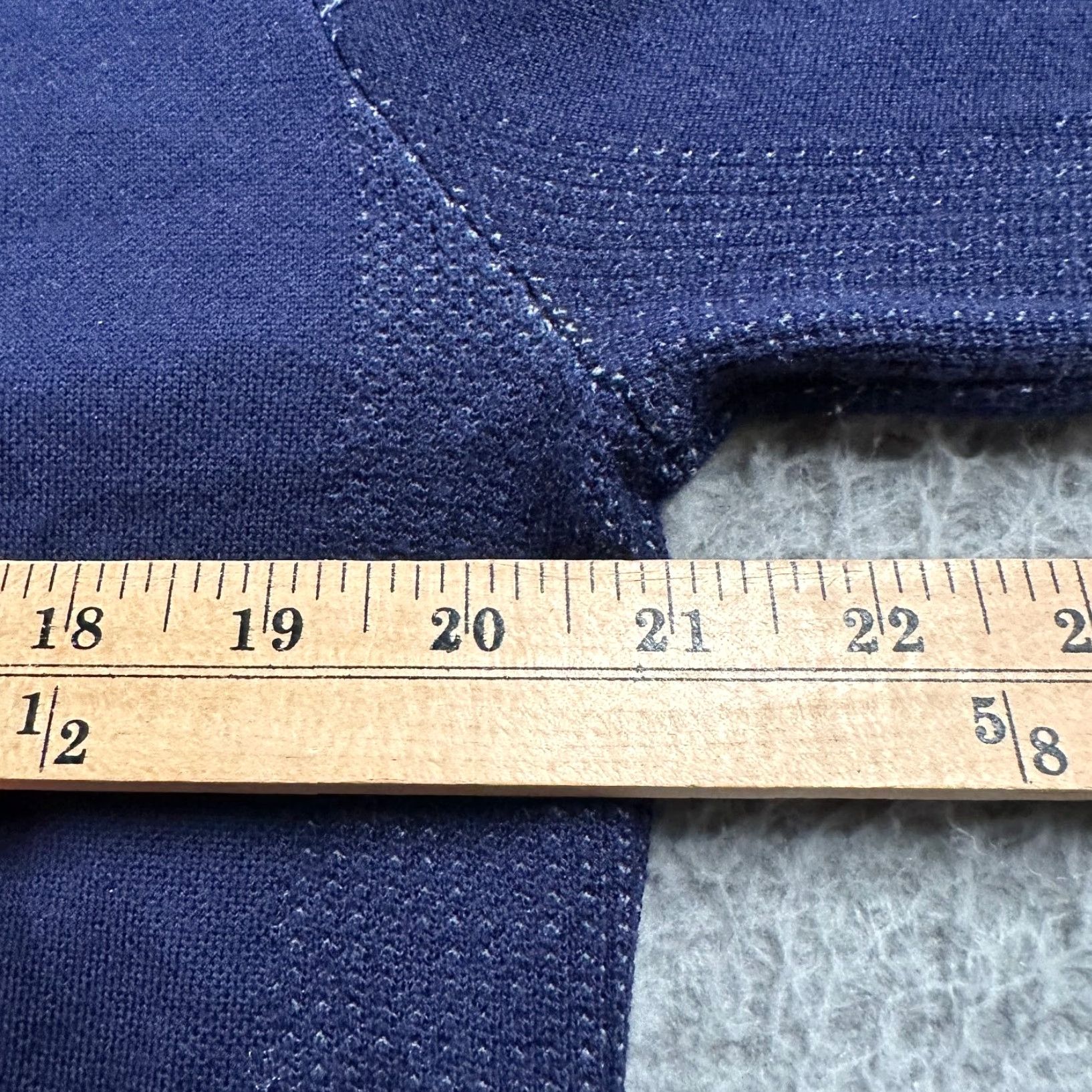 KJUS KJUS Kulm Sweater Mens L Navy Merino Wool Half-Zip Golf Pullover Size US L / EU 52-54 / 3 - 6 Thumbnail