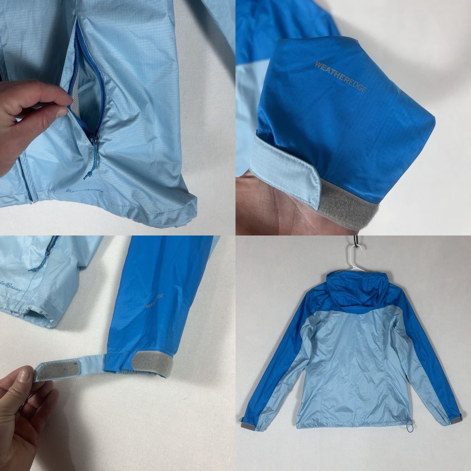 Eddie Bauer Eddie Bauer Weatheredge Jacket Womens TS Small Tall Blue Full Zip Hooded Size S / US 4 / IT 40 - 8 Thumbnail