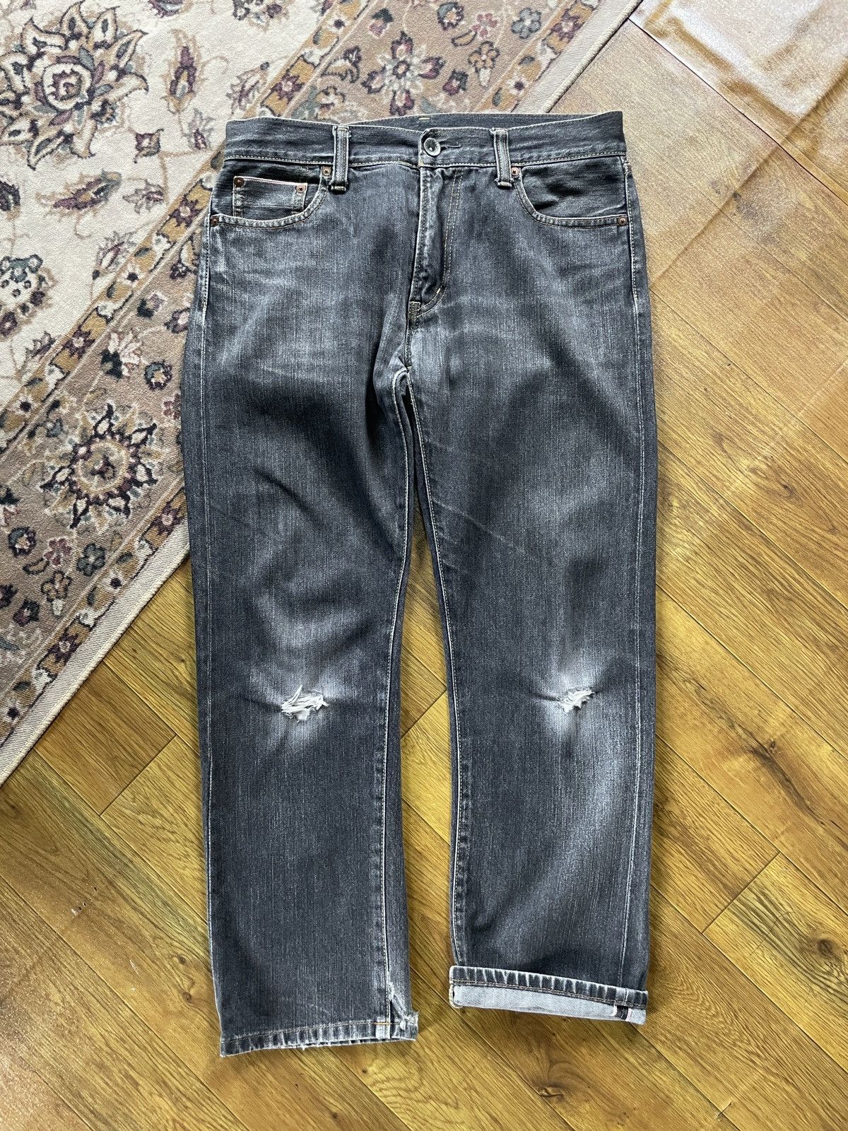 Japanese Brand × Uniqlo Uniqlo Japan Selvedge Jeans Pants Size US 33 - 2 Thumbnail