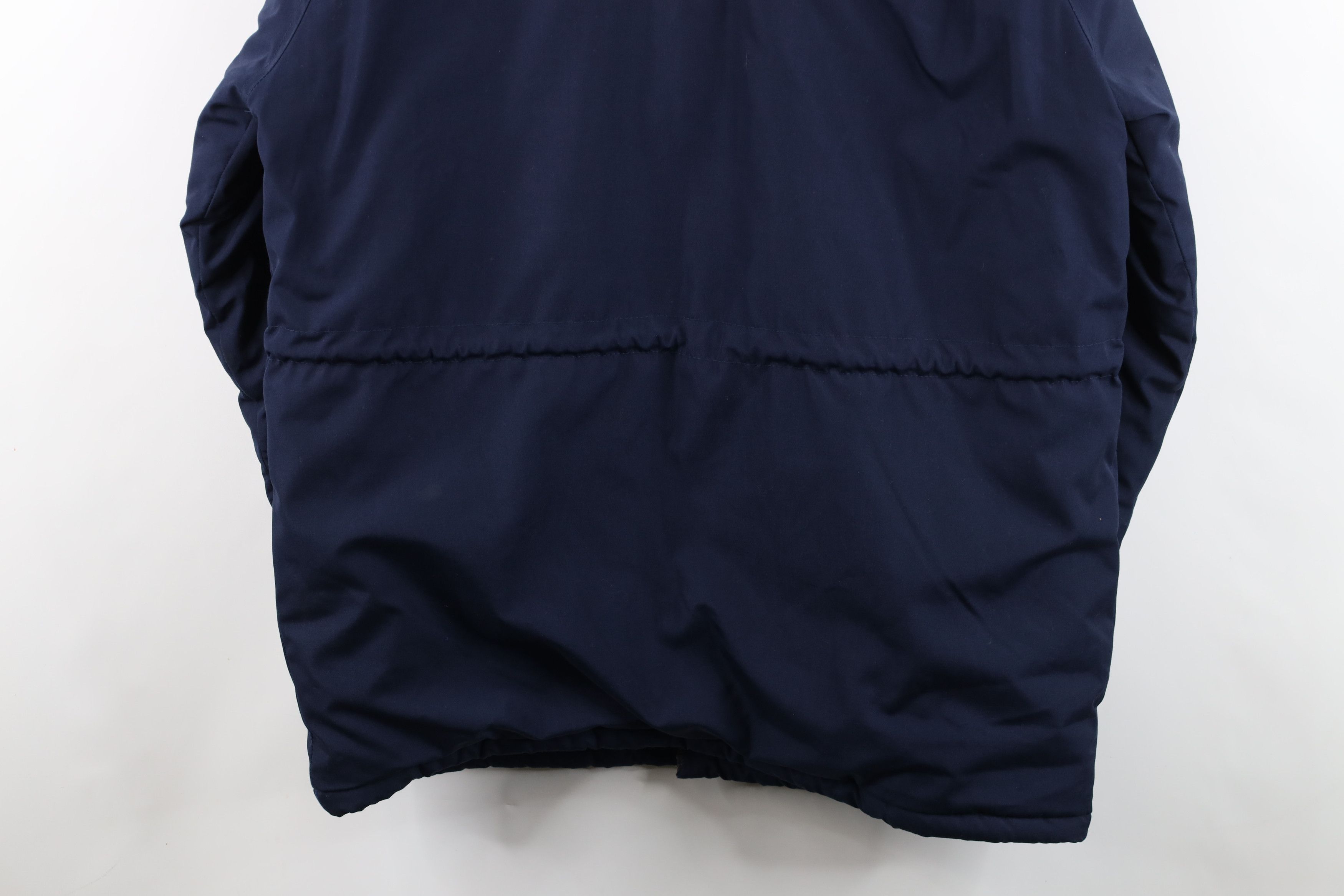 Vintage Vintage 90s Streetwear Corduroy Puffer Parka Jacket Blue Size US L / EU 52-54 / 3 - 15 Thumbnail